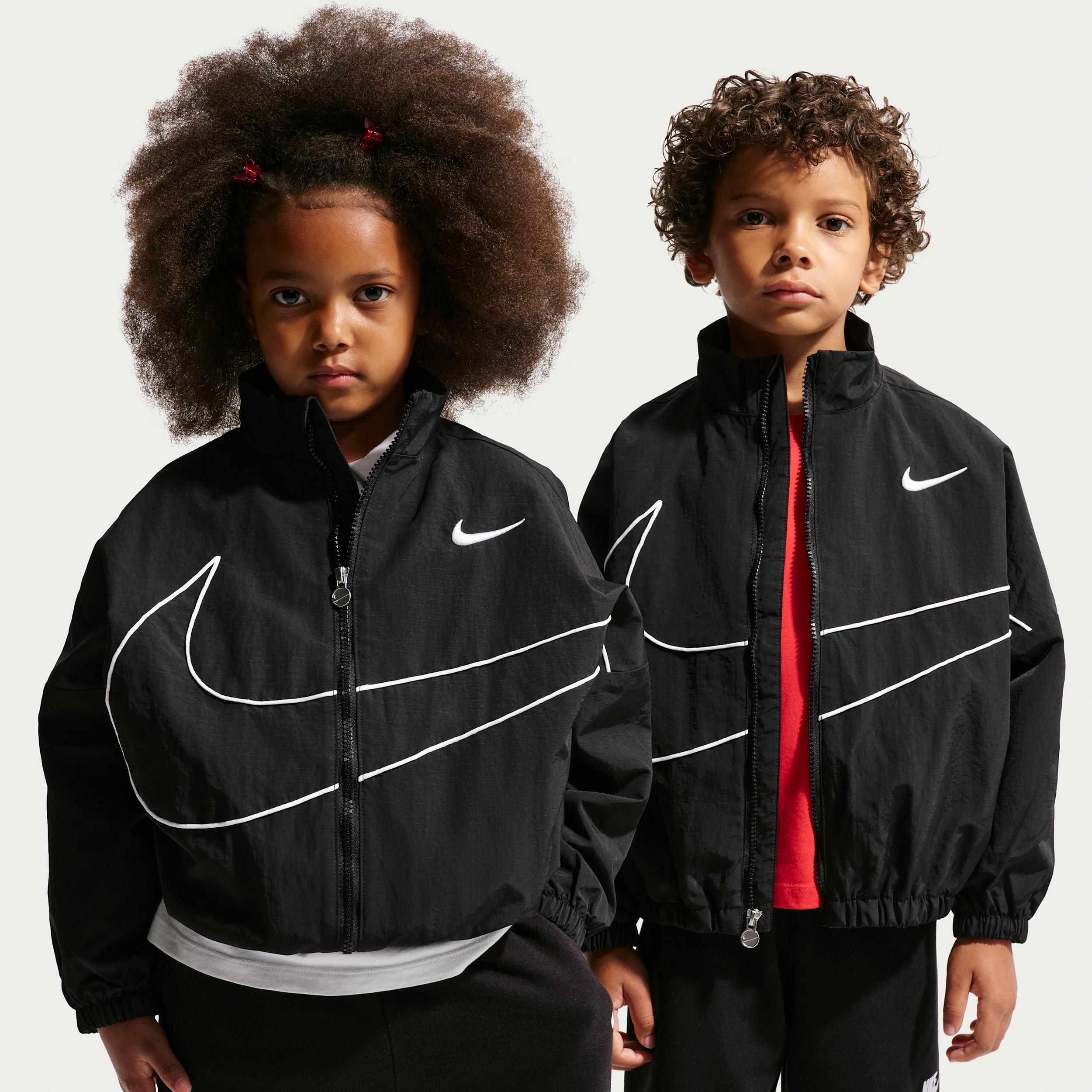 Nike Little Kids' Big Swoosh Hoodless Wind Jacket by NIKE