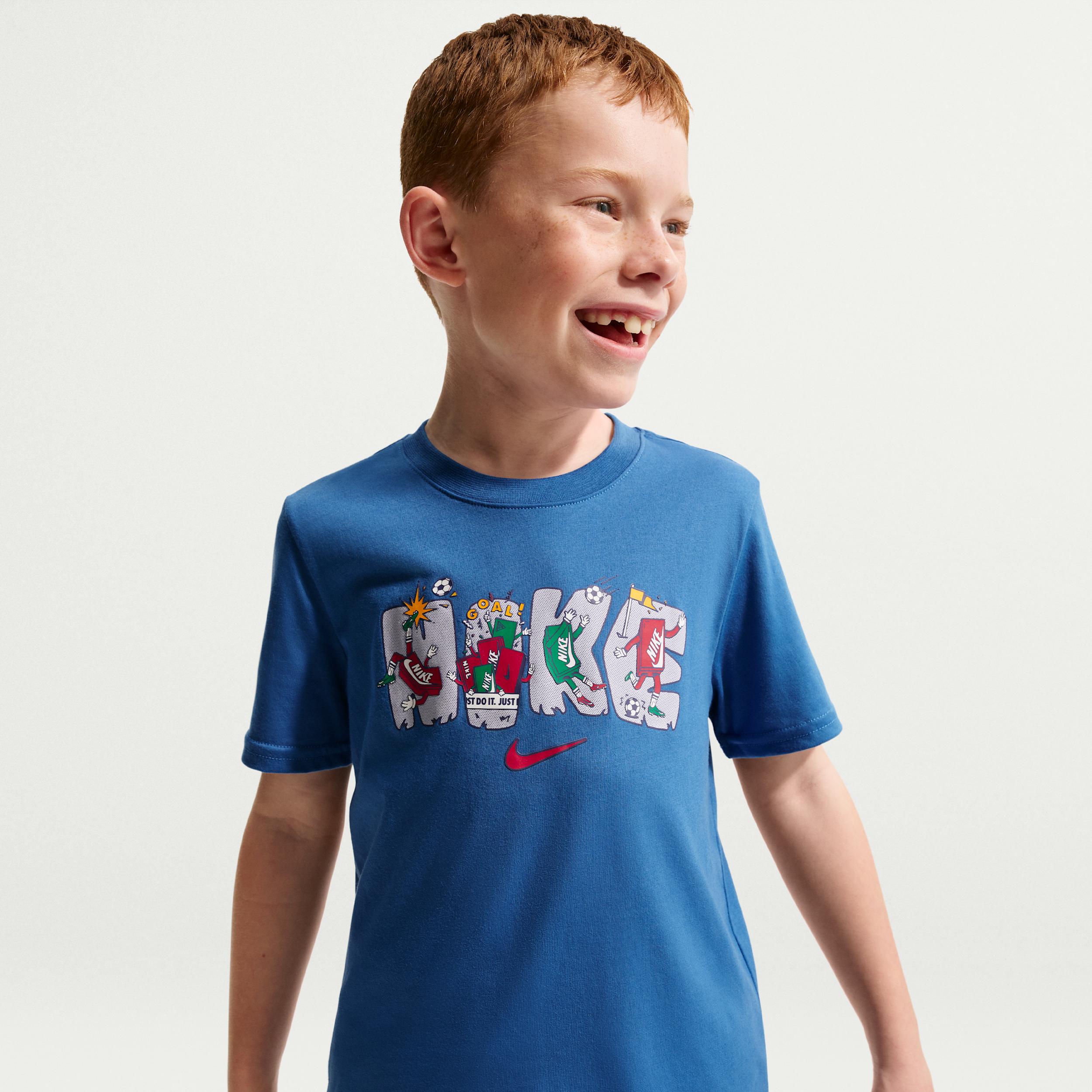 Nike Little Kids' Boxy Multi-Sport Graphic T-Shirt by NIKE