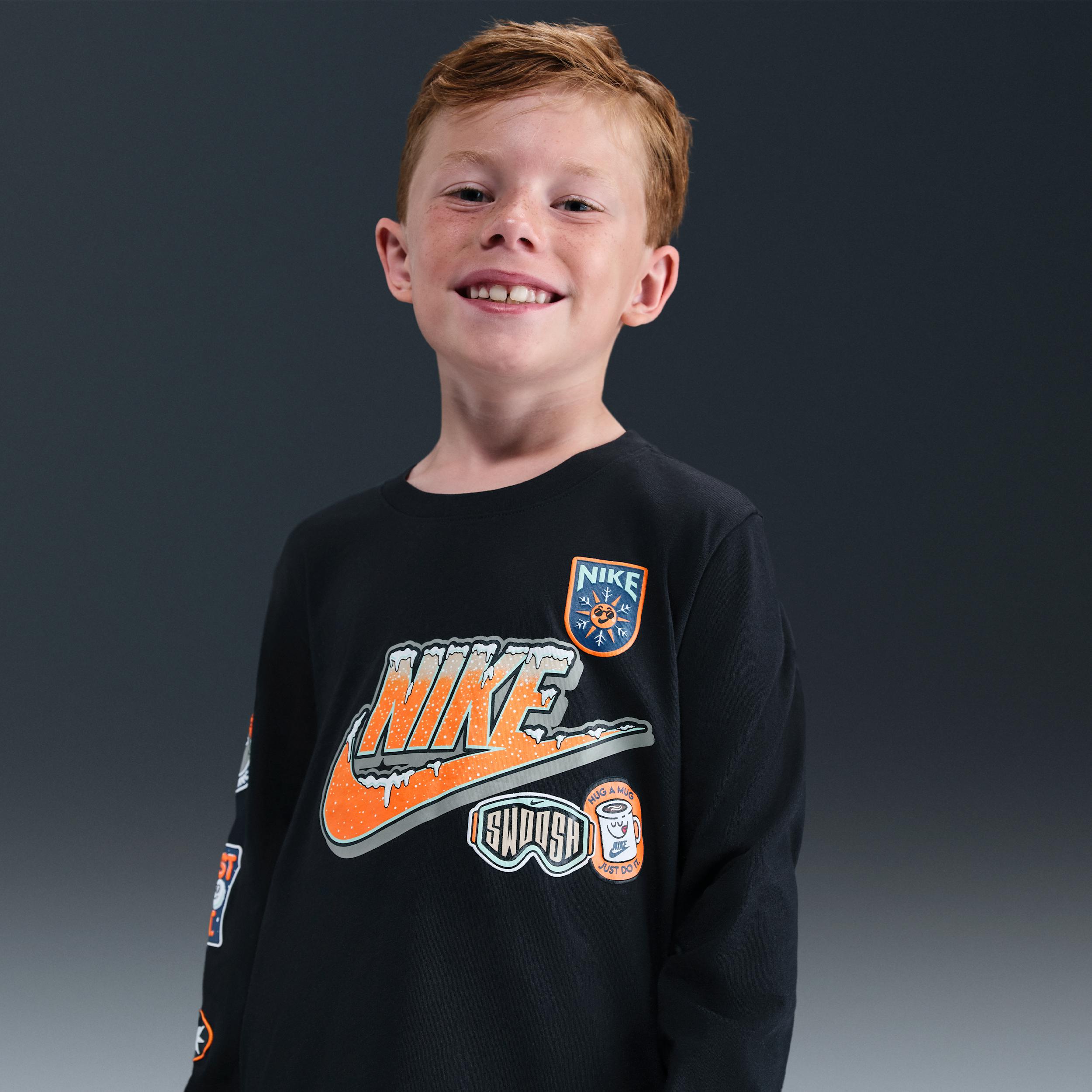 Nike Little Kids' Snow Day Long Sleeve T-Shirt by NIKE Nike Little Kids' Snow Day Long Sleeve T-Shirt by NIKE