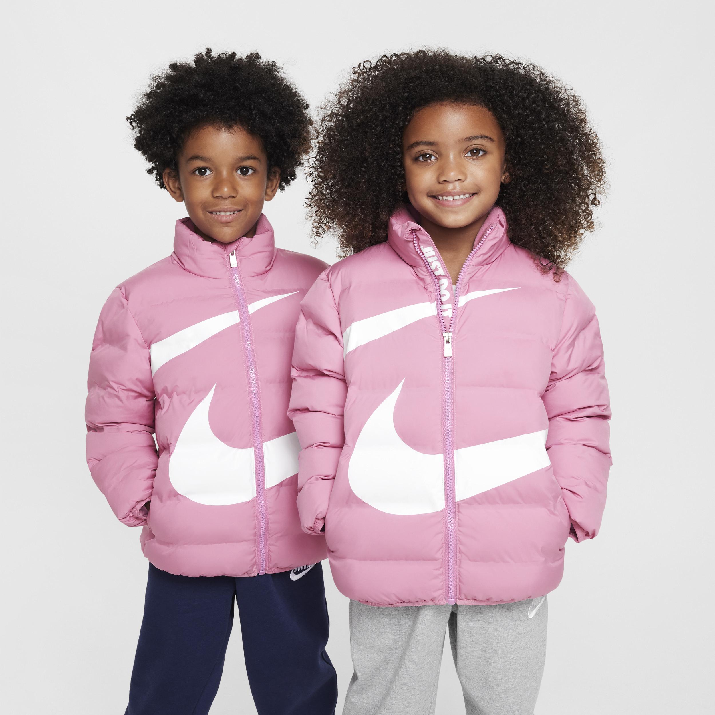 Nike Little Kids' Wrapped Swoosh Debossed Quilted Jacket by NIKE