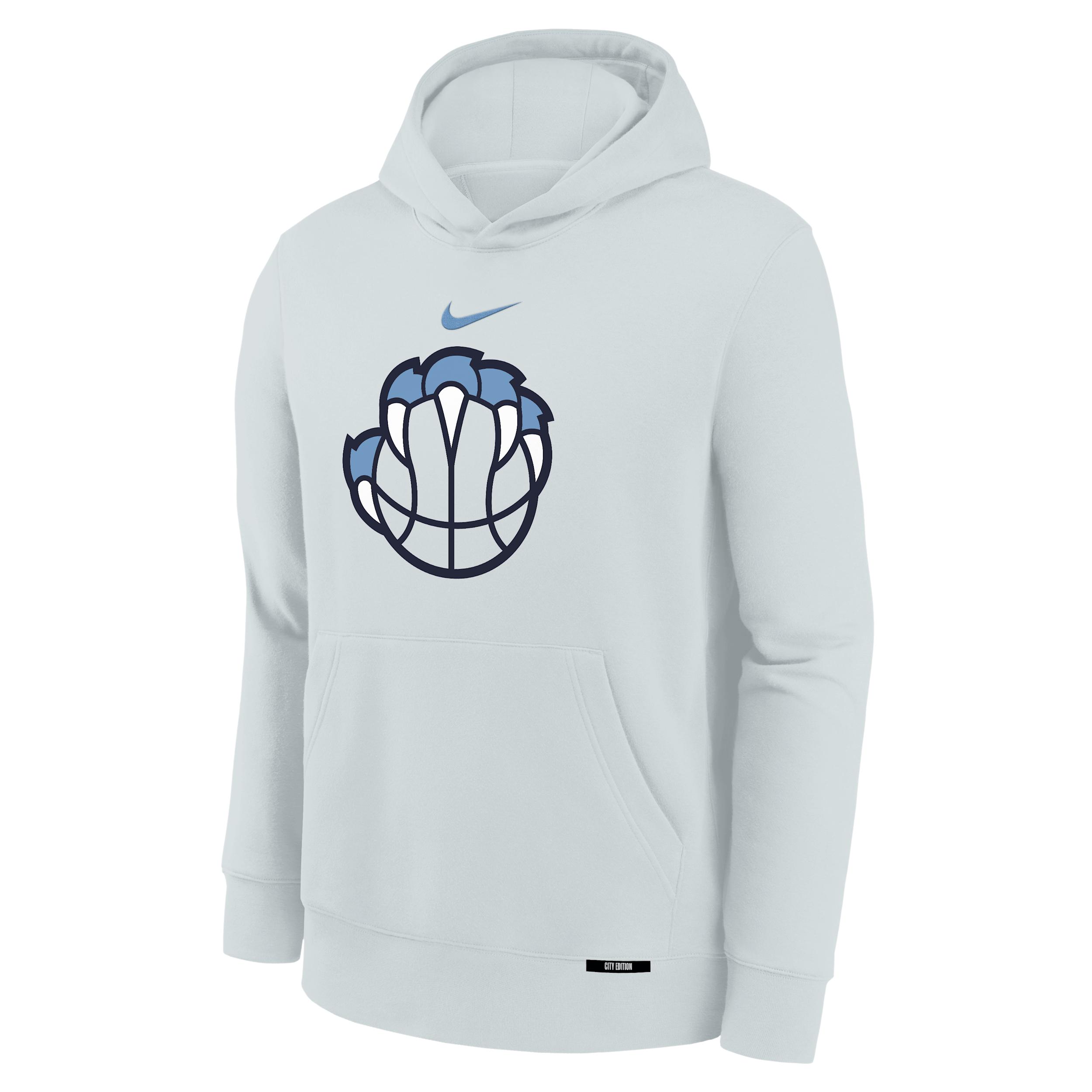 Nike Memphis Grizzlies Club Fleece City Edition Big Kids' Fleece Hoodie by NIKE