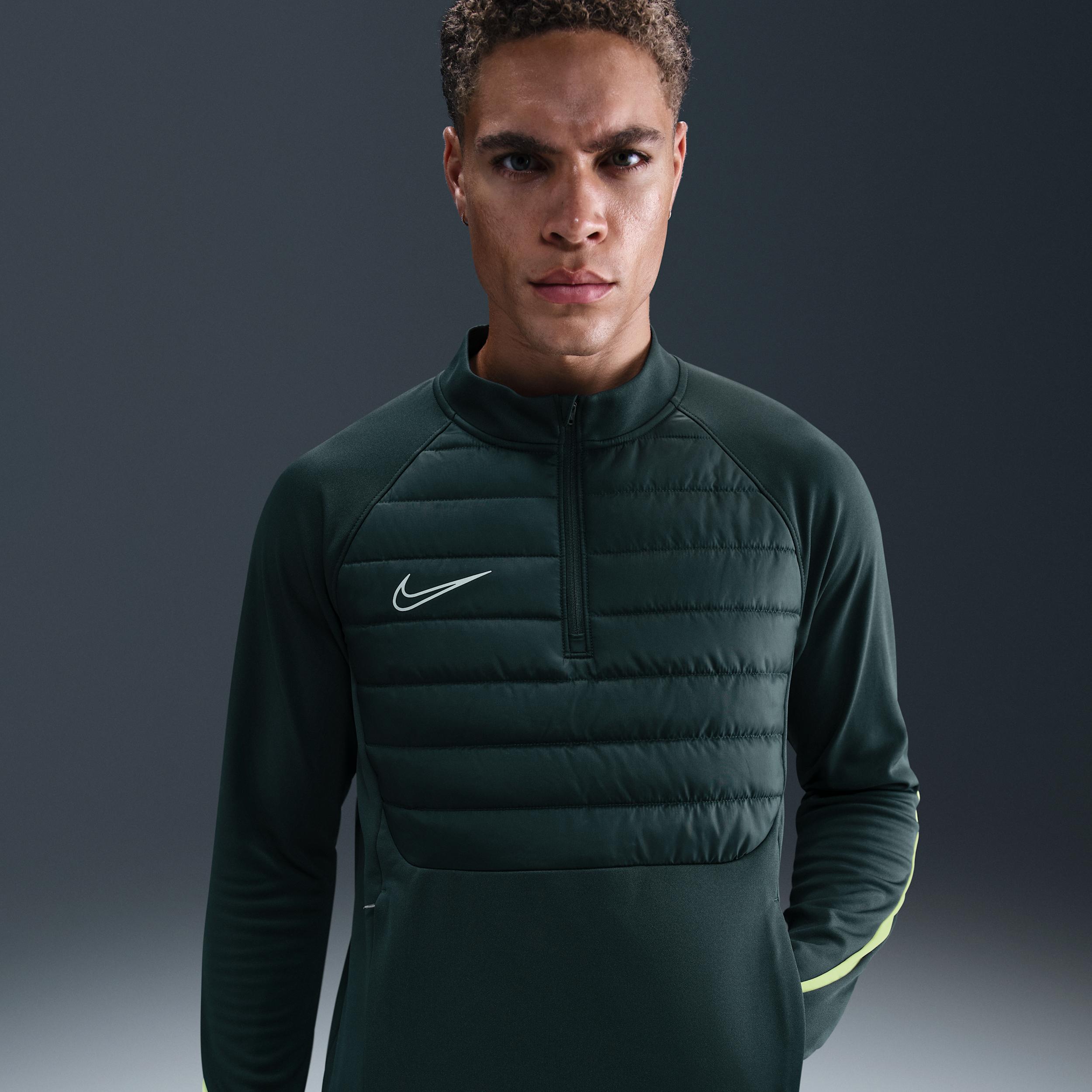 Nike Men's Academy Winter Warrior Therma-FIT 1/2-Zip Soccer Top by NIKE