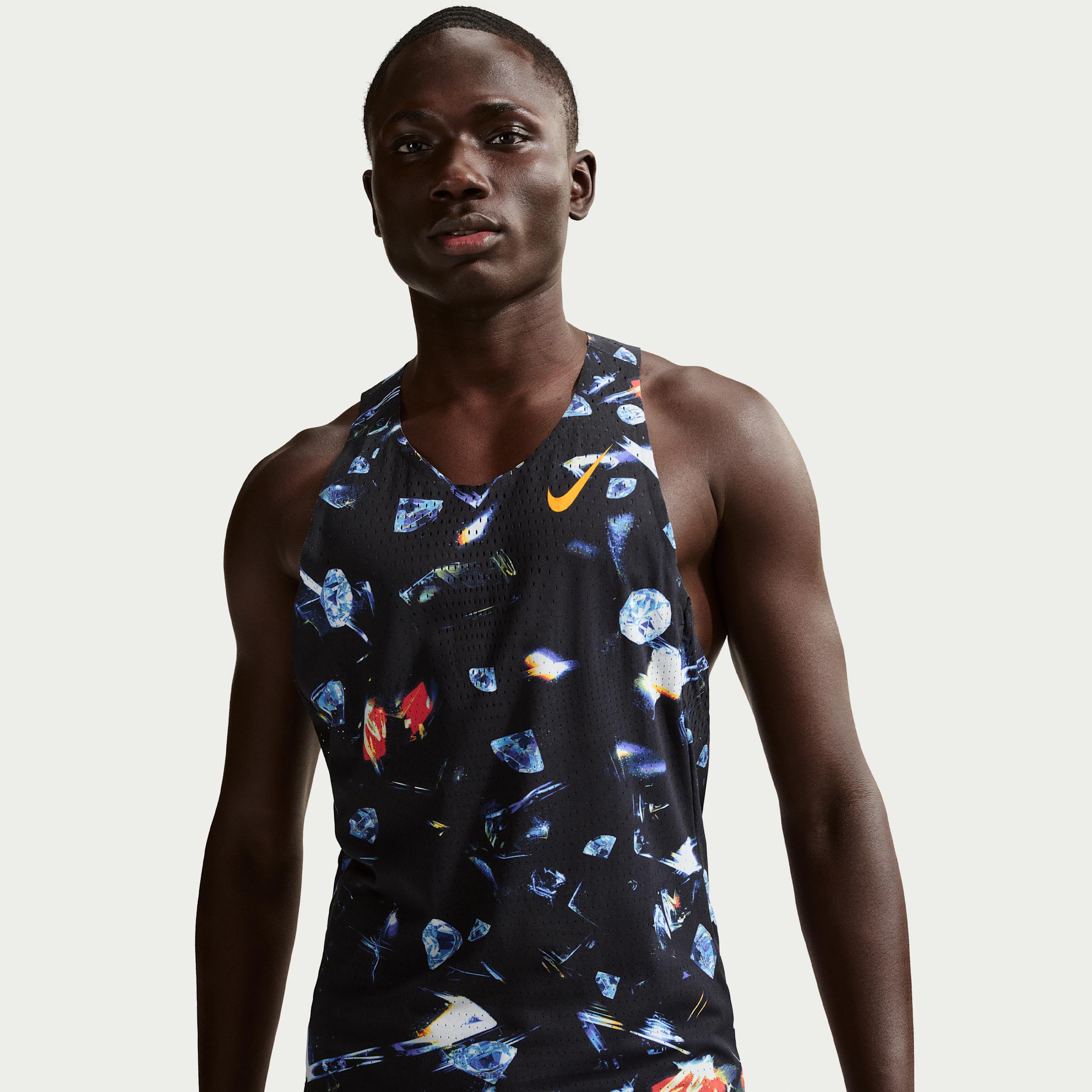 Nike Men's AeroSwift Glam Dri-FIT ADV Running Singlet by NIKE