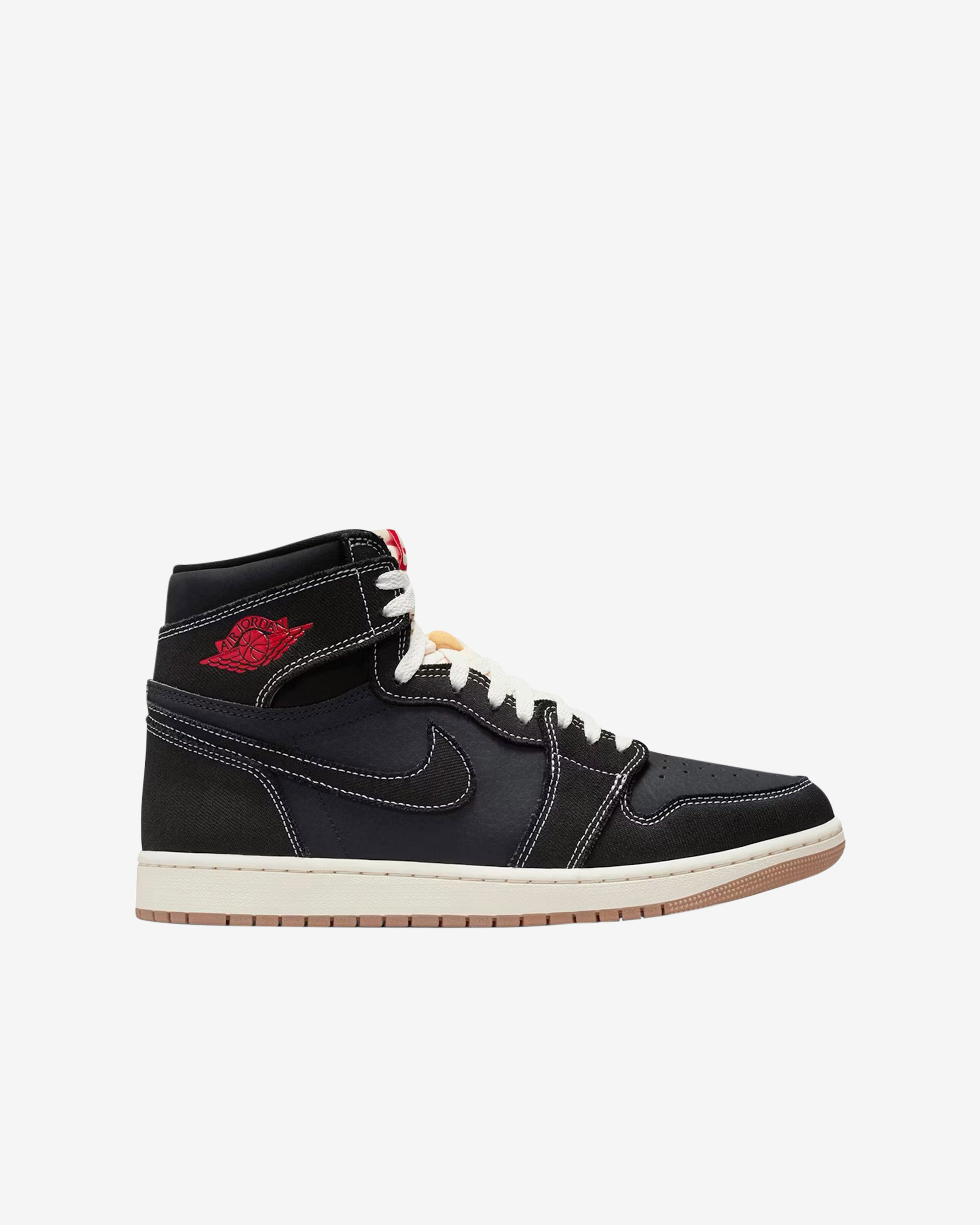 Nike - Men's Air Jordan 1 Retro High OG Sneakers - (Black/Red/Sail) by NIKE