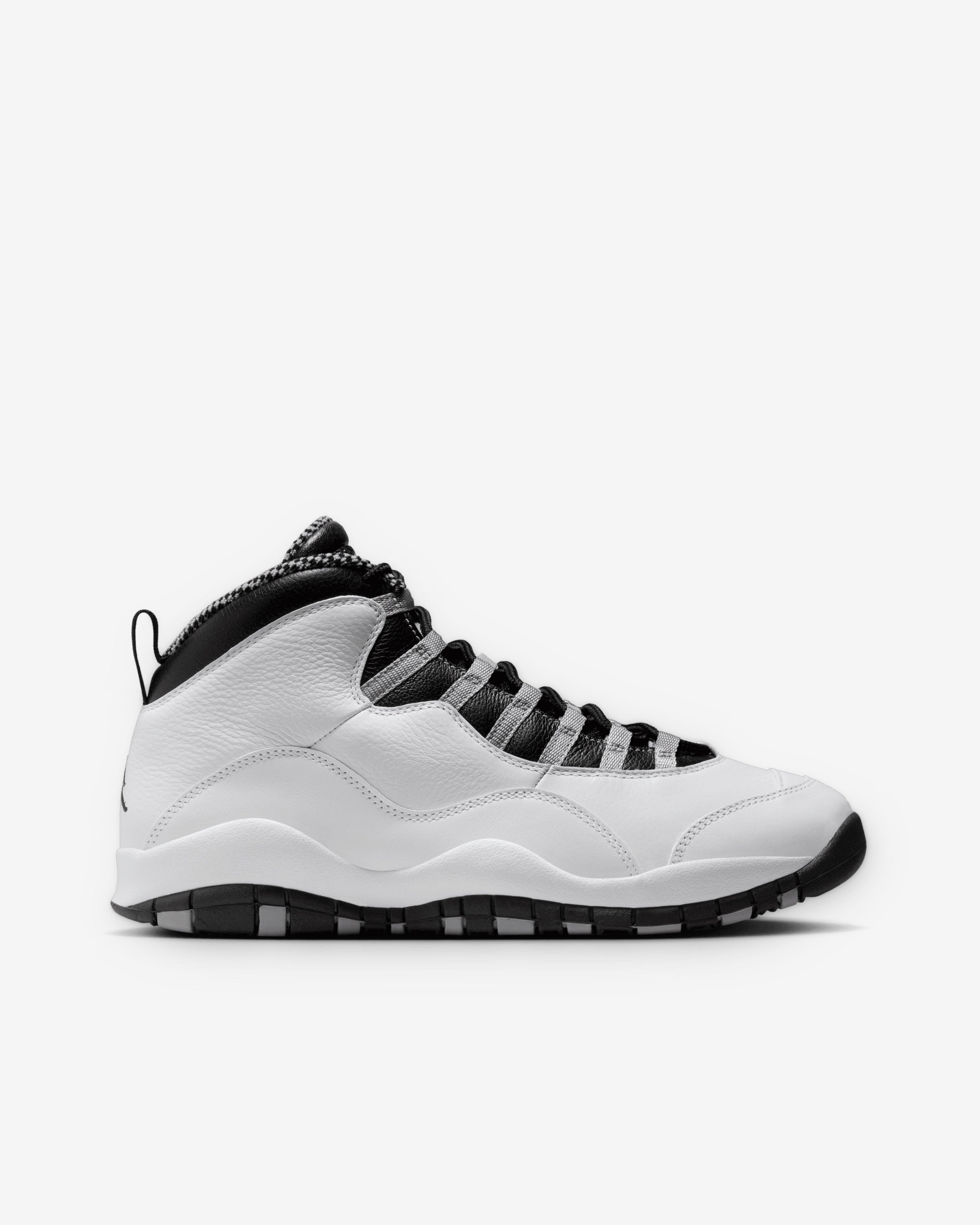 Nike - Men’s Air Jordan 10 Retro - (White/Black) by NIKE