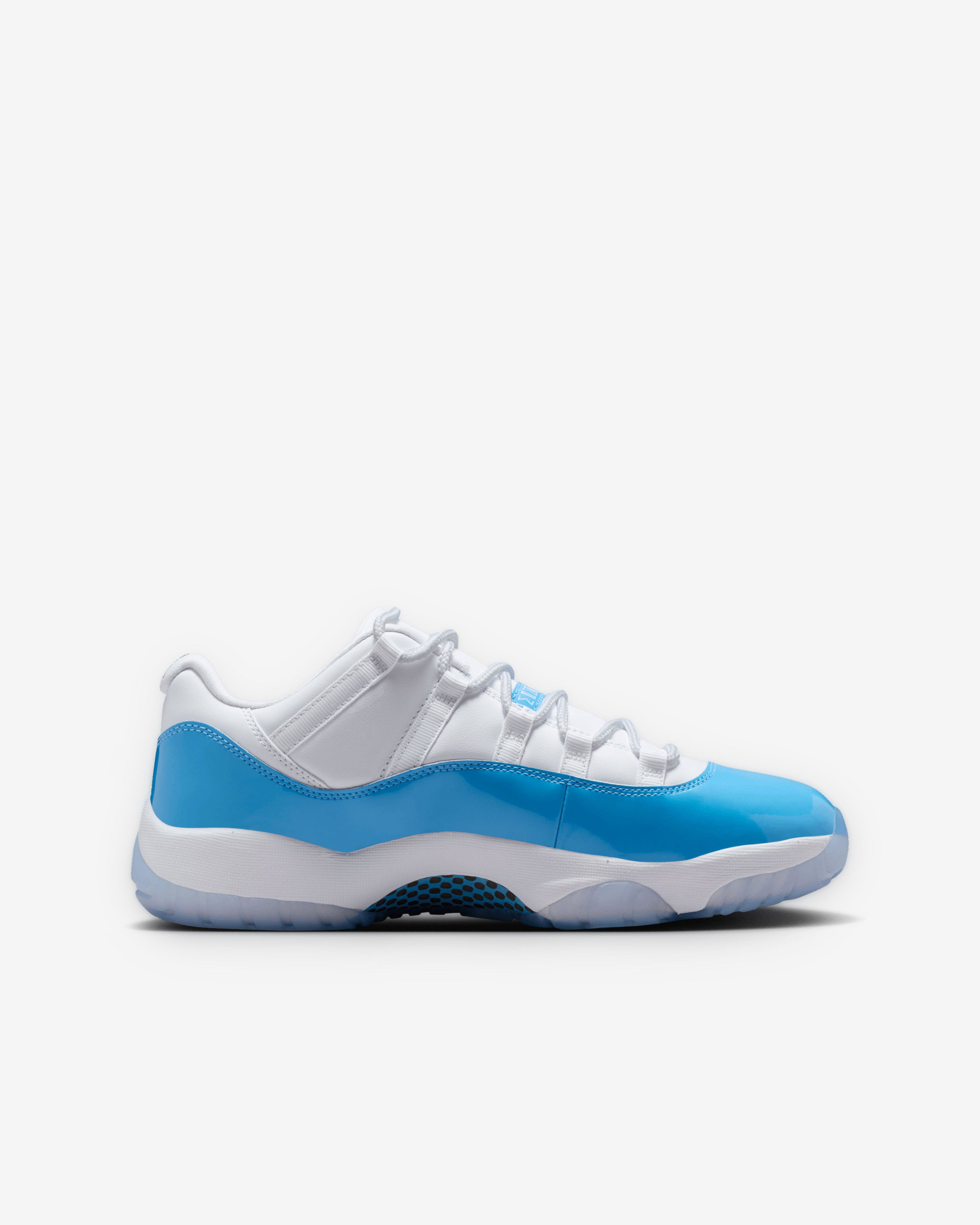 Nike - Men's Air Jordan 11 Retro Low Sneakers - (White/University Blue) by NIKE