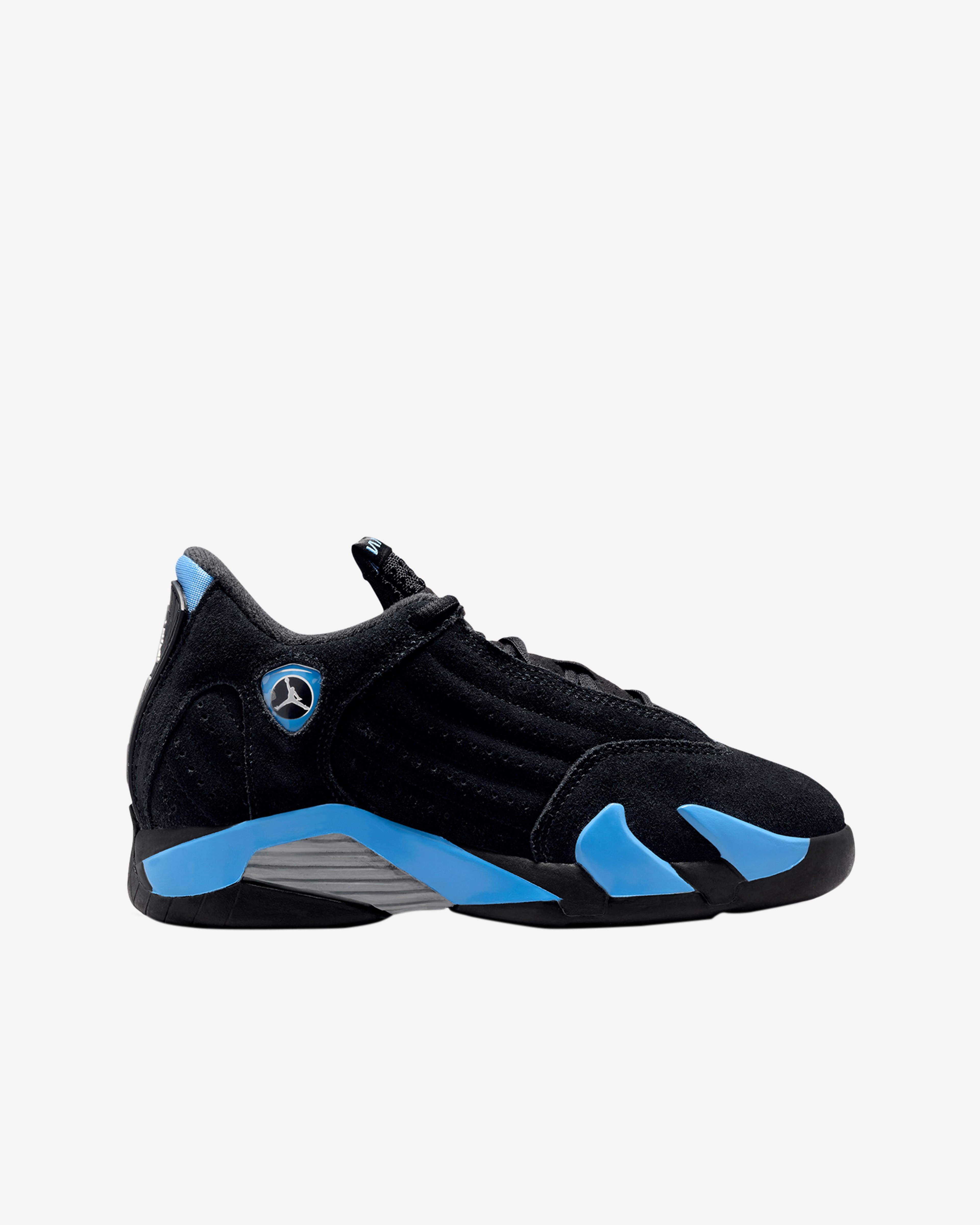 Nike - Men's Air Jordan 14 Retro Sneakers - (Black/University Blue/Metallic Silver/White) by NIKE