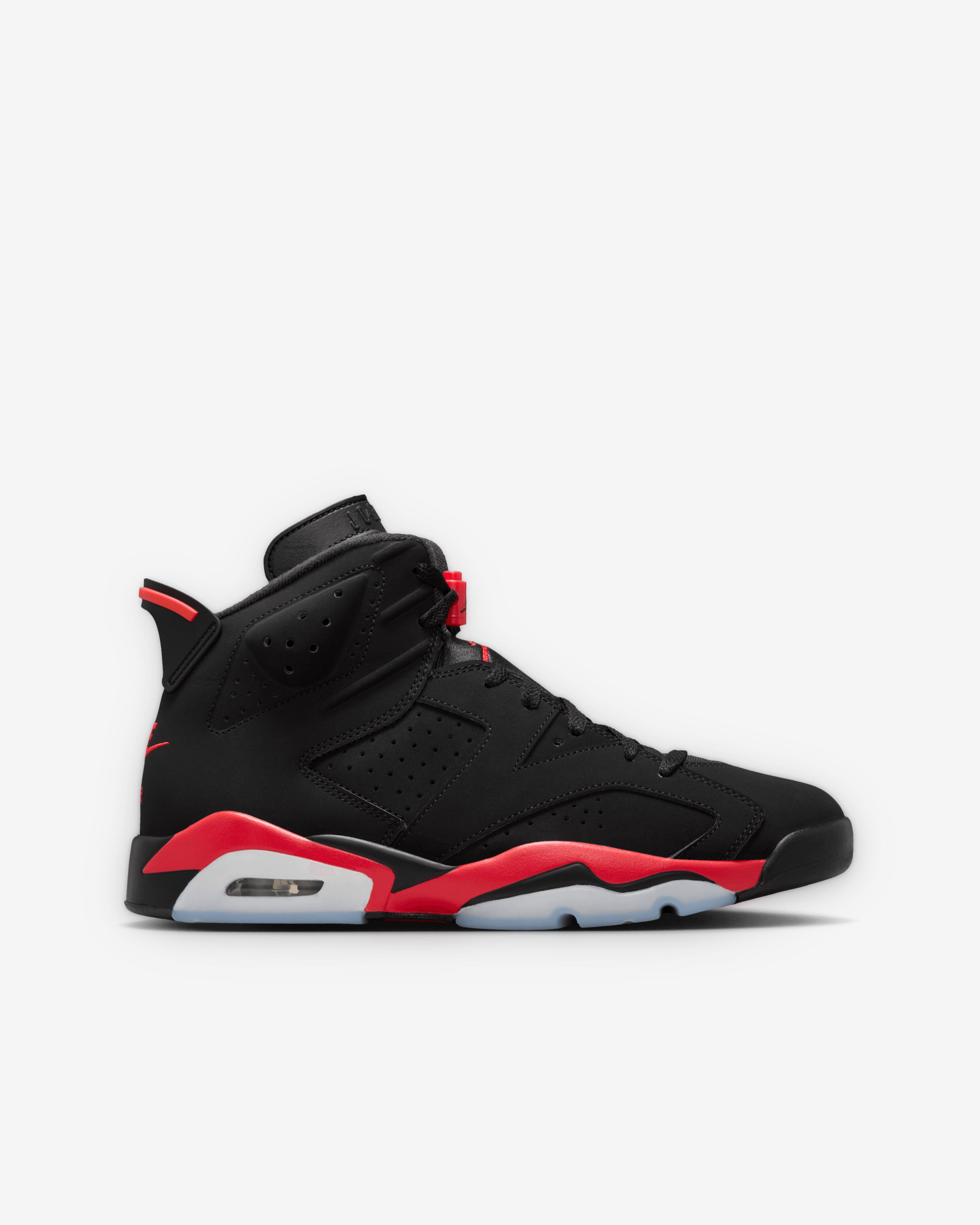 Nike - Men's Air Jordan 6 Retro - (Black/Light Crimson) by NIKE