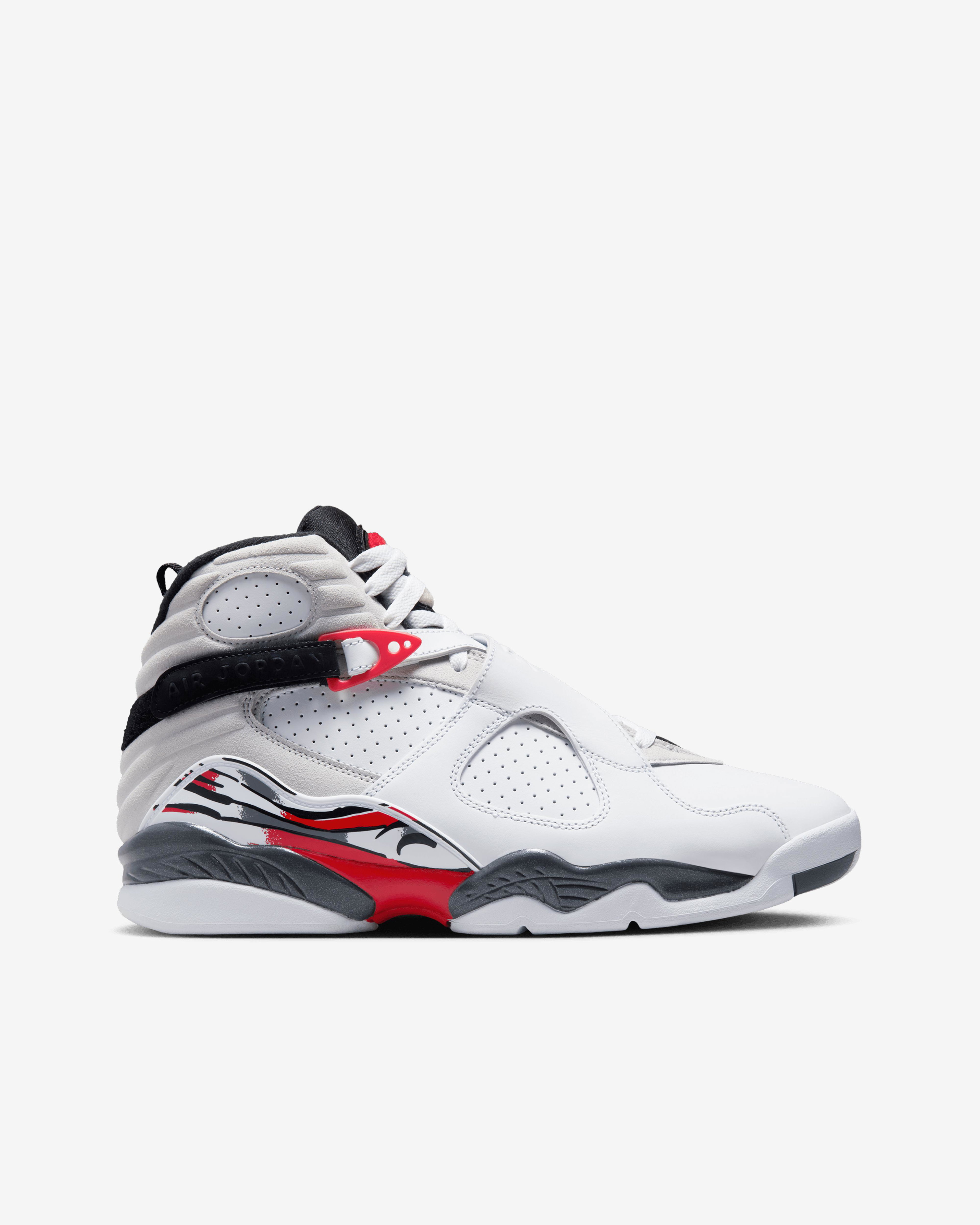Nike - Men's Air Jordan 8 Retro - (White/True Red by NIKE