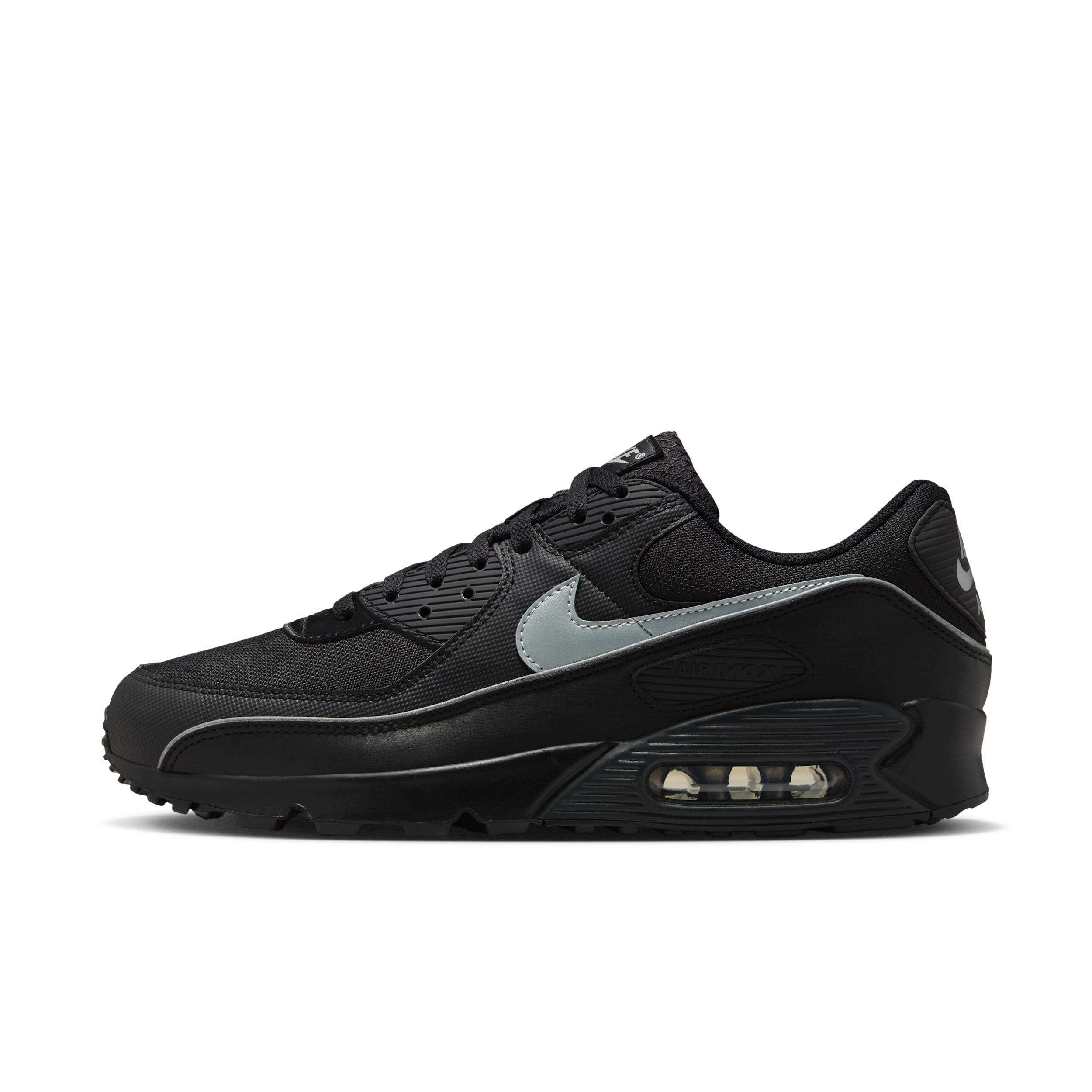 Nike Men's Air Max 90 Premium Shoes with Reflective Accents by NIKE