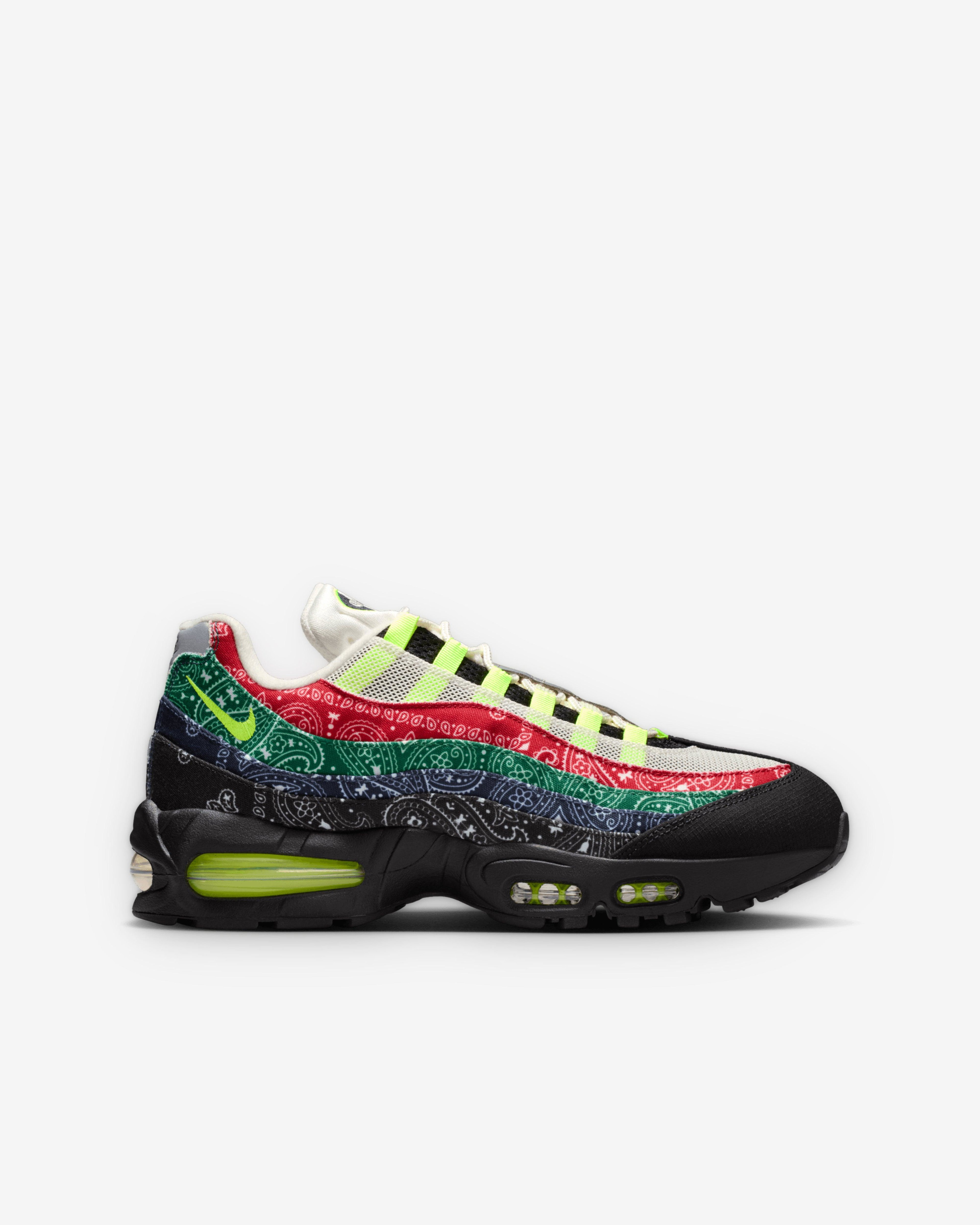 Nike - Men's Air Max 95 SP - (Volt/University Red) by NIKE