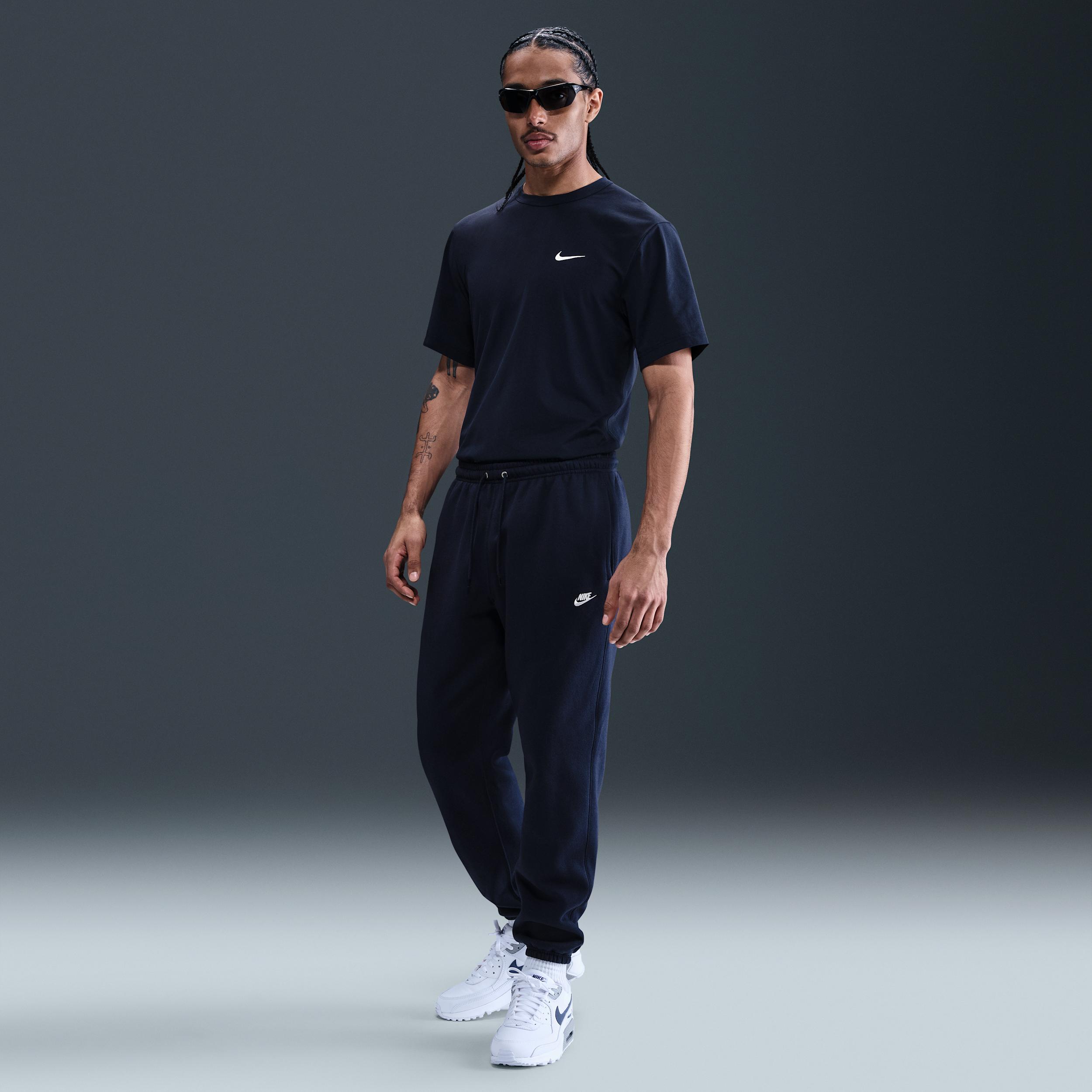 Nike Men's Club Cuffed Brushed Fleece Pants by NIKE