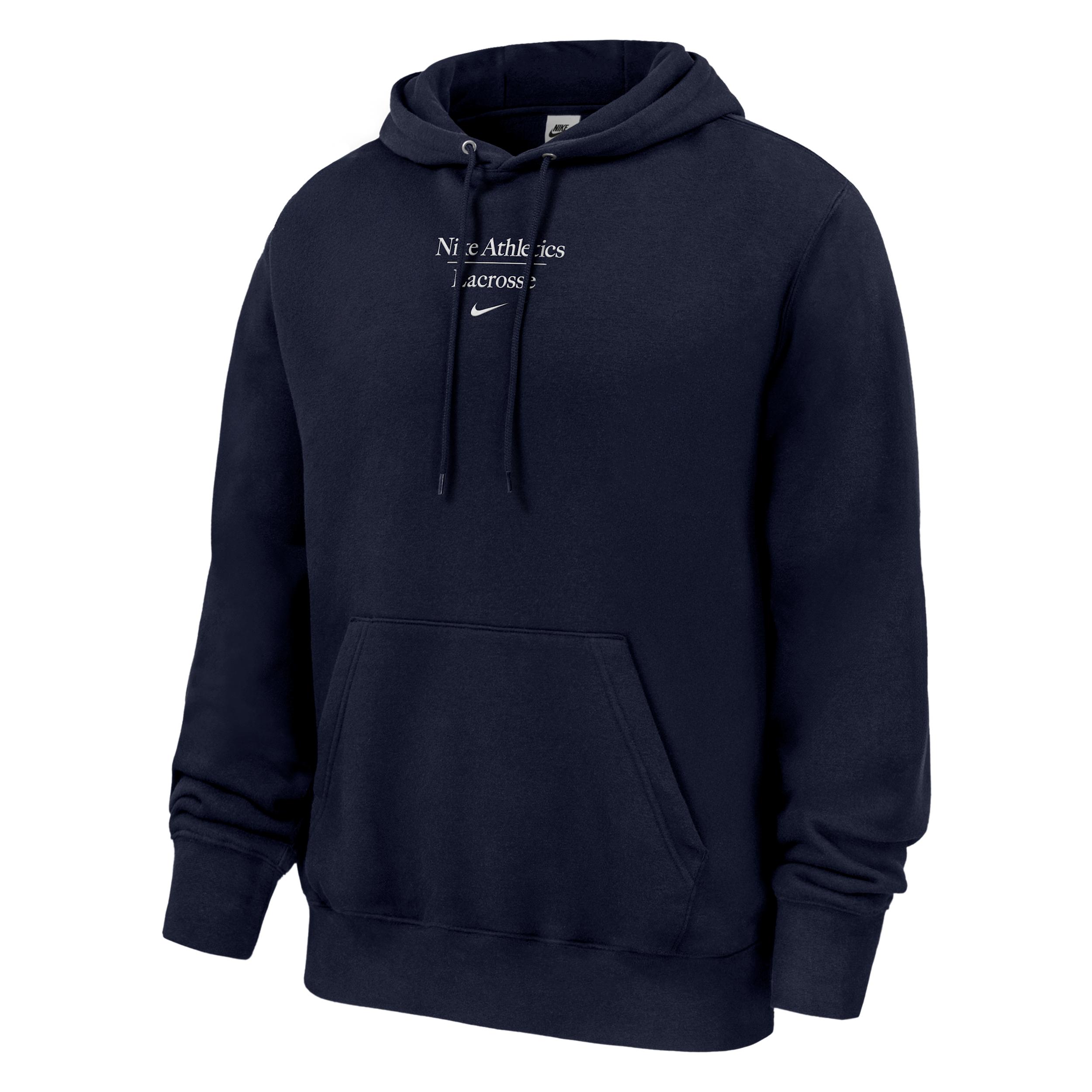 Nike Men's Club Fleece Lacrosse Pullover Hoodie by NIKE