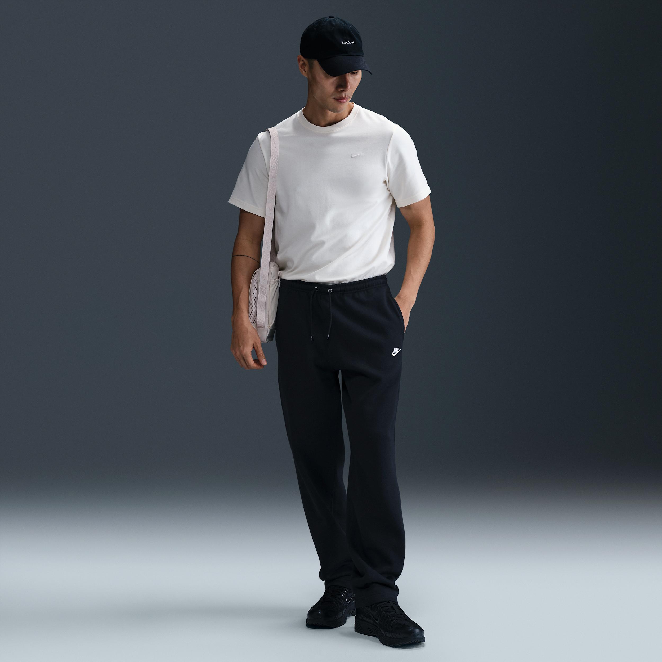 Nike Men's Club Open-Hem Fleece Pants by NIKE
