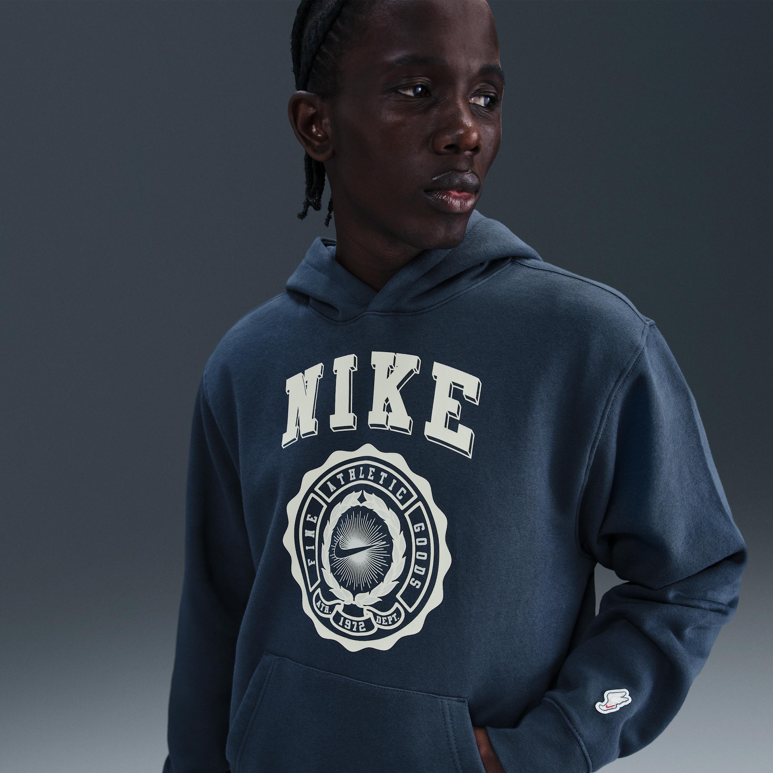 Nike Men's Club Pull-Over Fleece Hoodie by NIKE