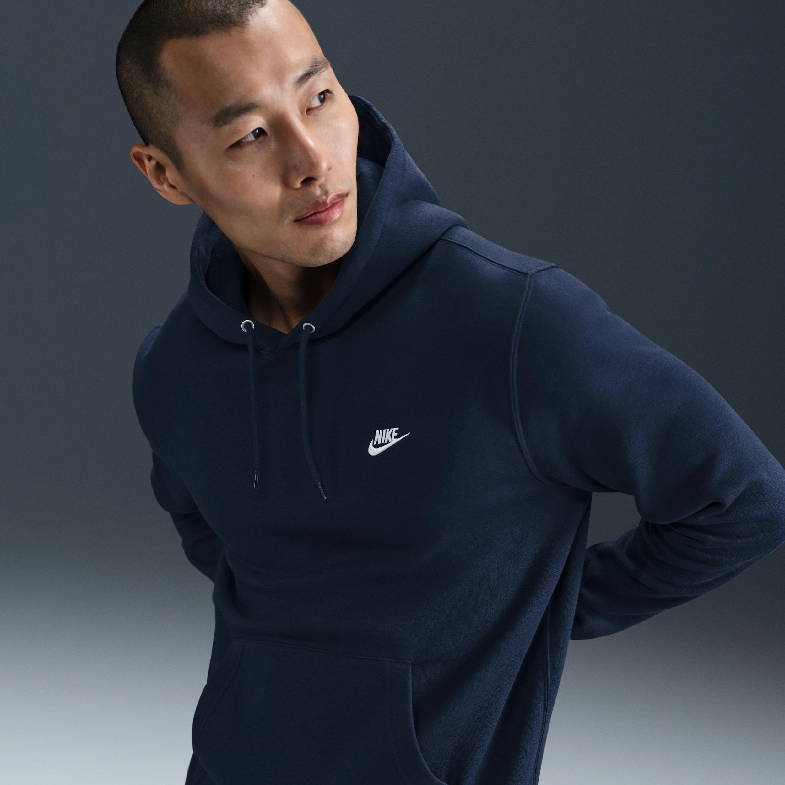 Nike Men's Club Pullover Fleece Hoodie by NIKE