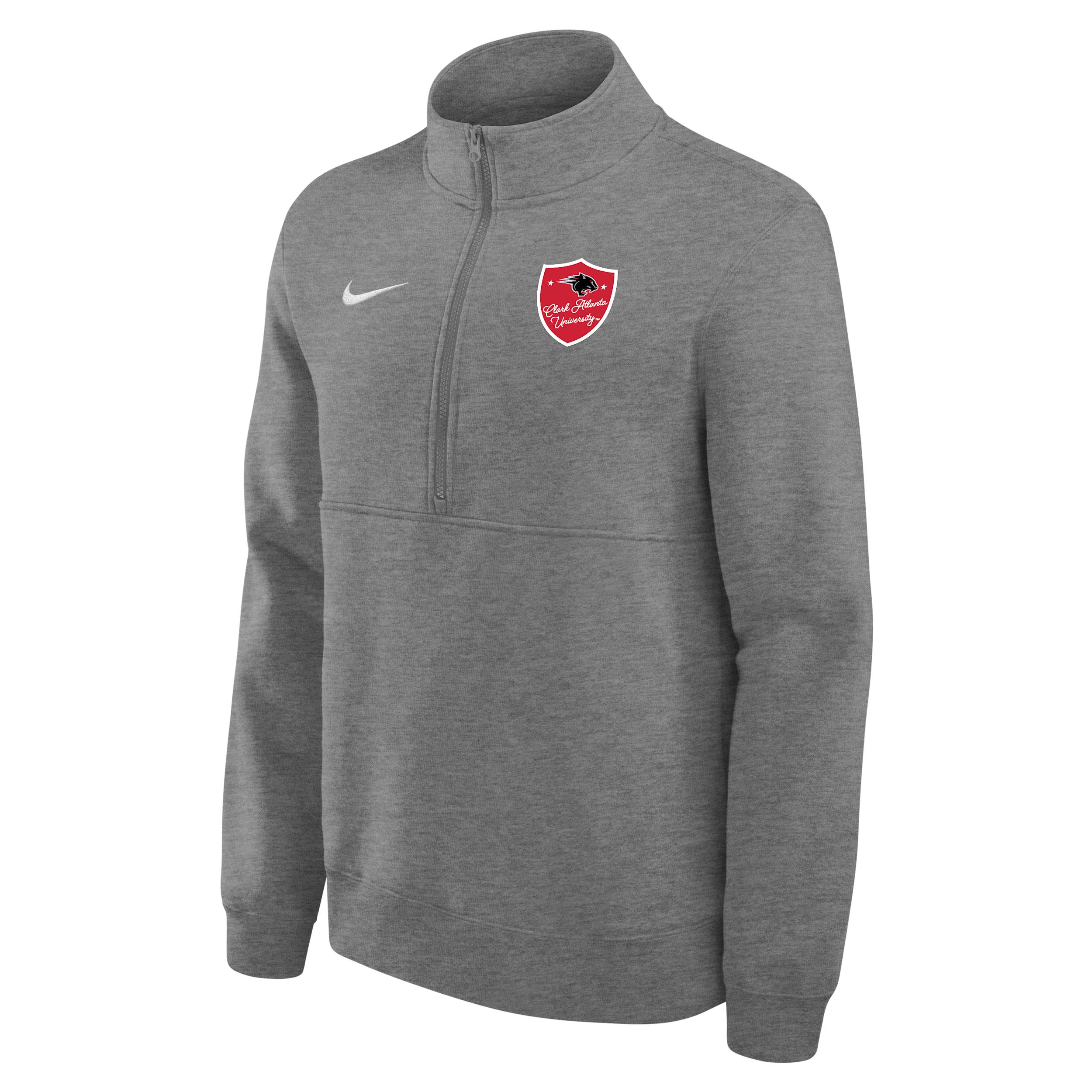 Nike Men's College (Clark Atlanta University Club Fleece 1/4-Zip Top by NIKE