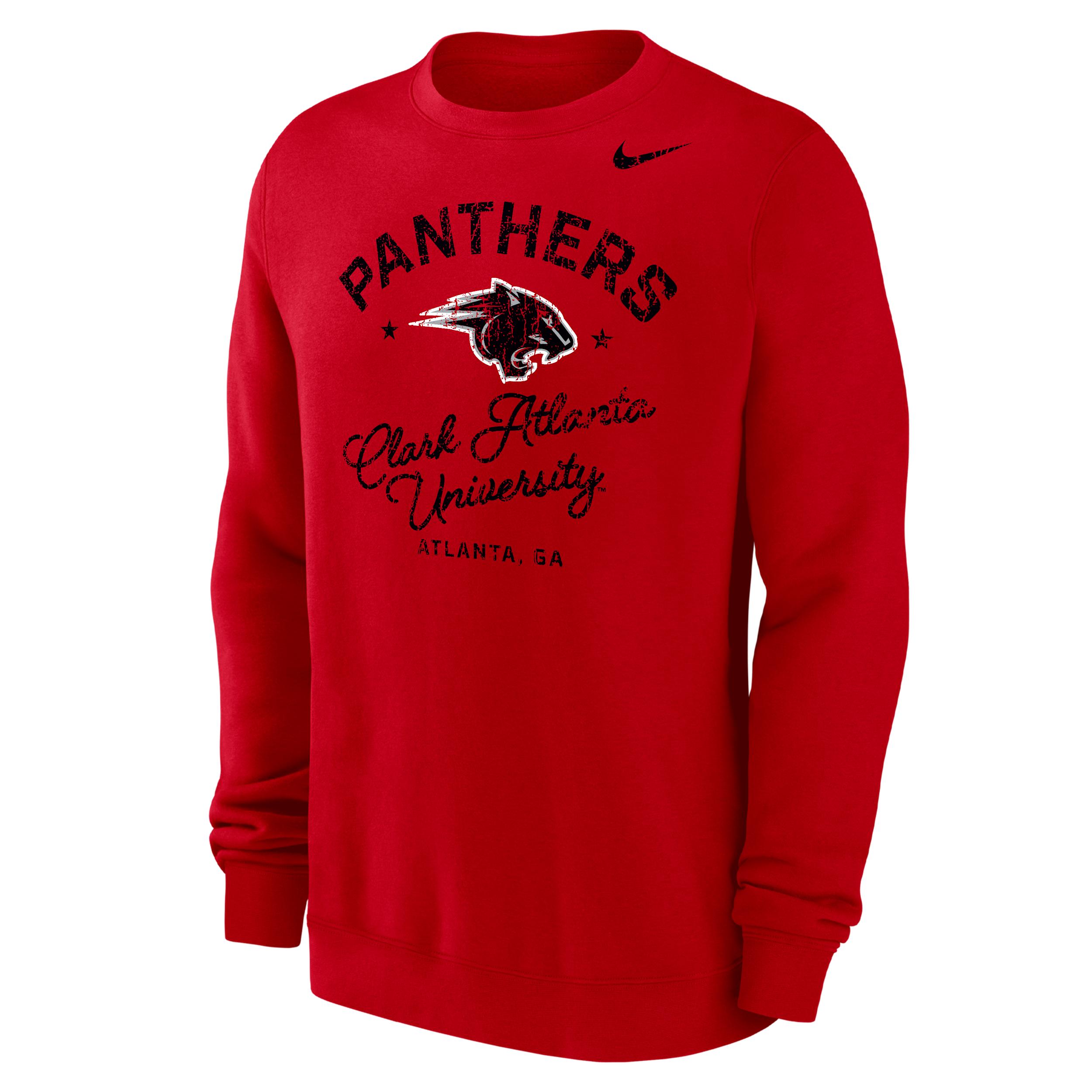 Nike Men's College (Clark Atlanta University) Menâs Club Fleece Crew-Neck Sweatshirt by NIKE