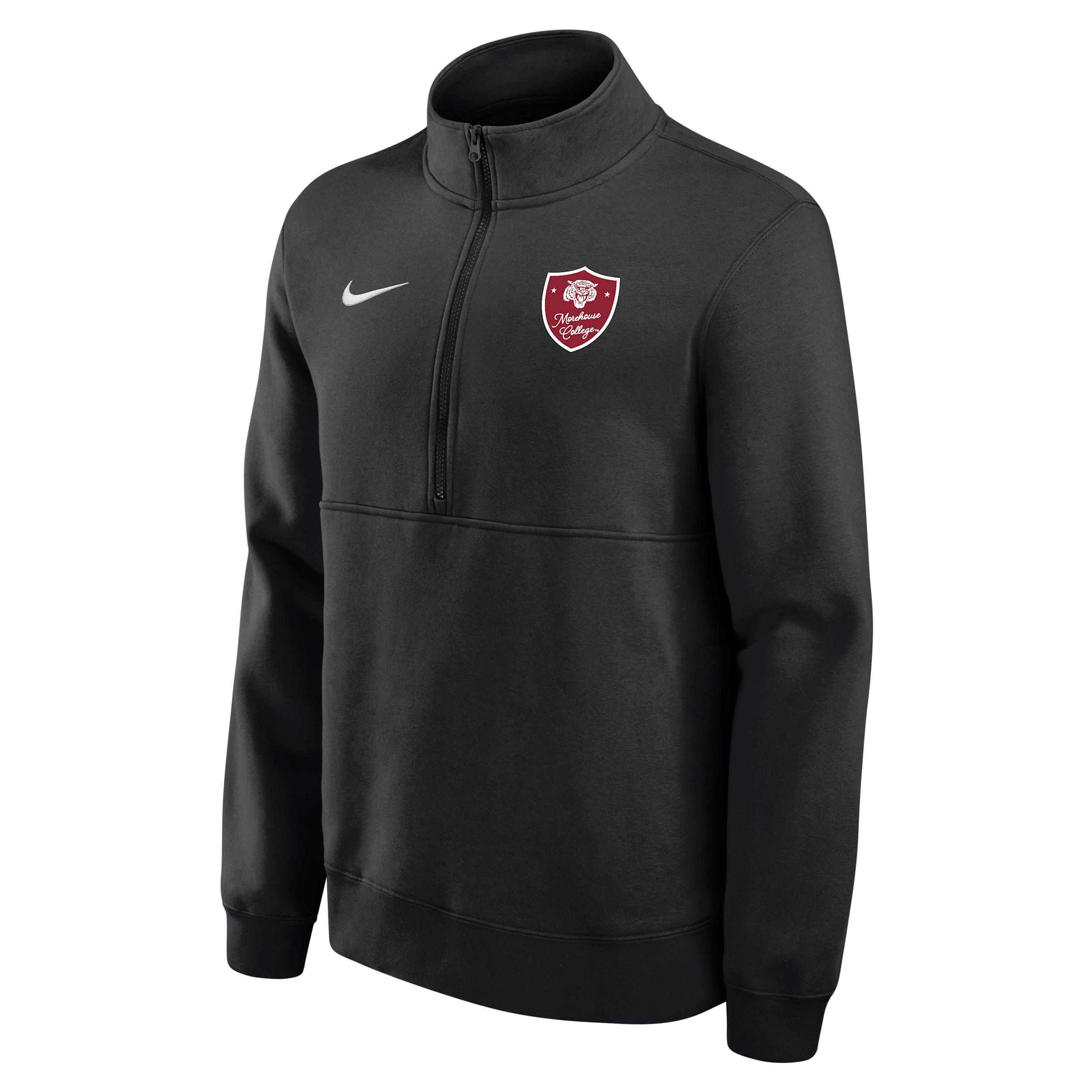 Nike Men's College (Morehouse College Club Fleece 1/4-Zip Top by NIKE