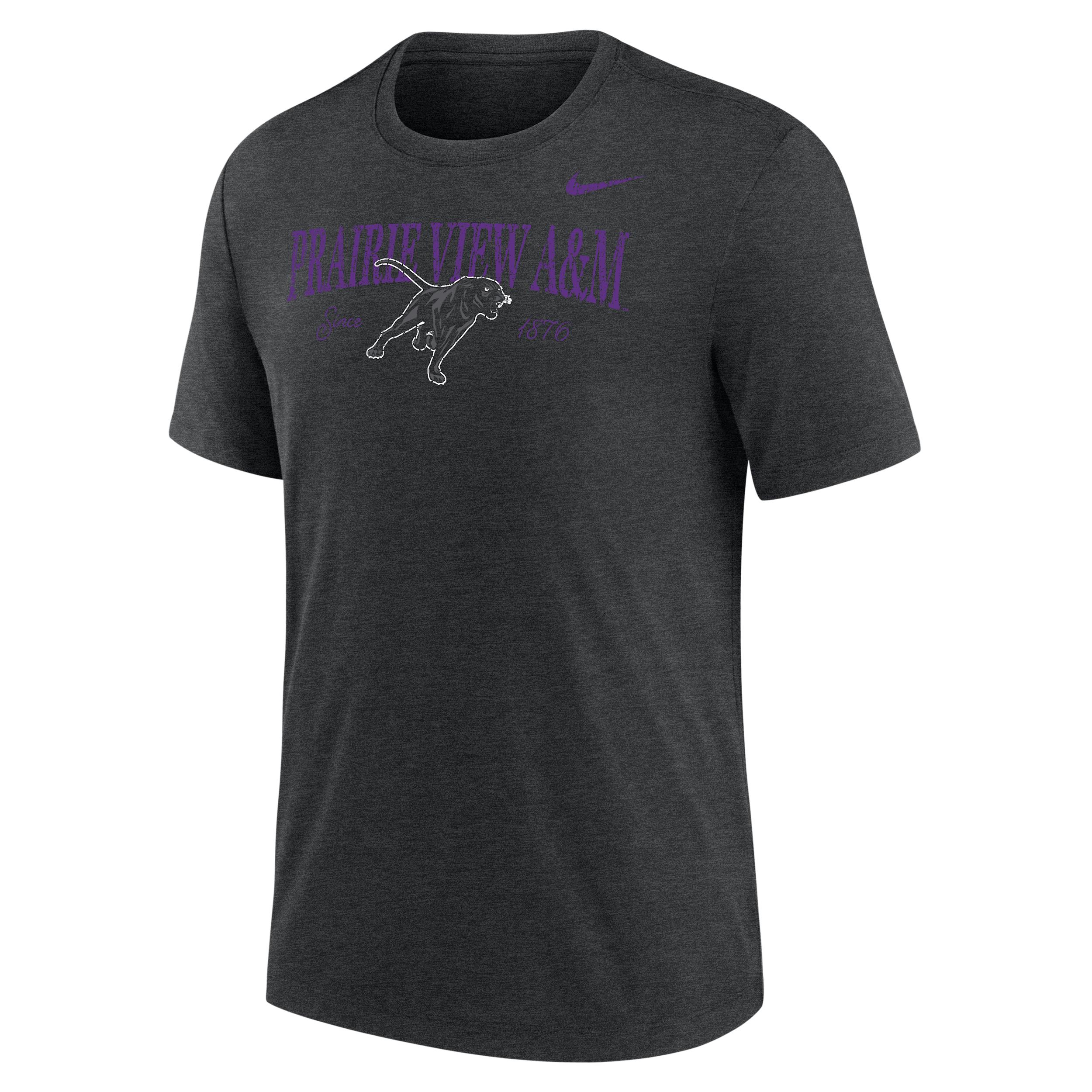 Nike Men's College (Prairie View A&M University) Tri-Blend Short-Sleeve T-Shirt by NIKE