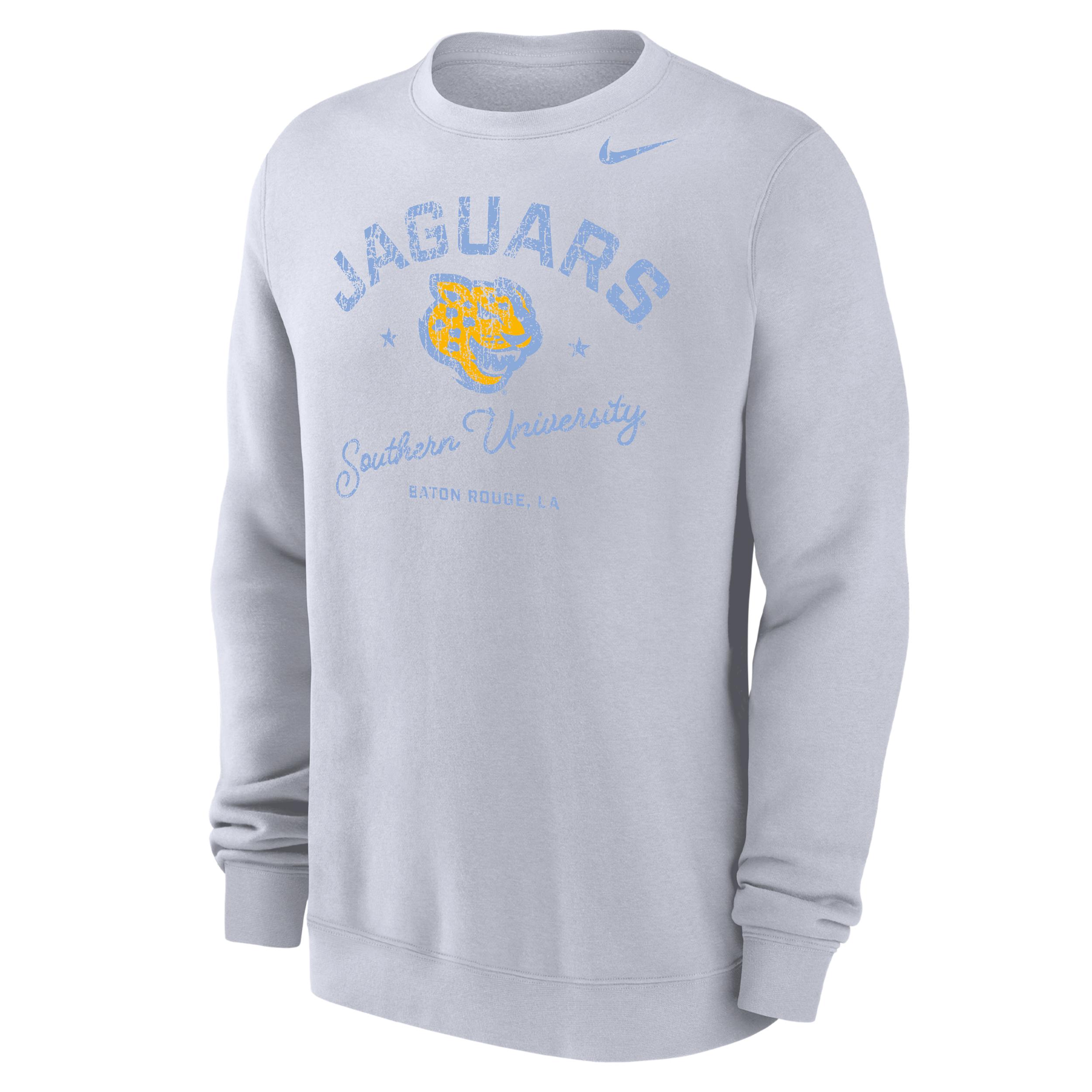 Nike Men's College (Southern University and A&M) Menâs Club Fleece Crew-Neck Sweatshirt by NIKE