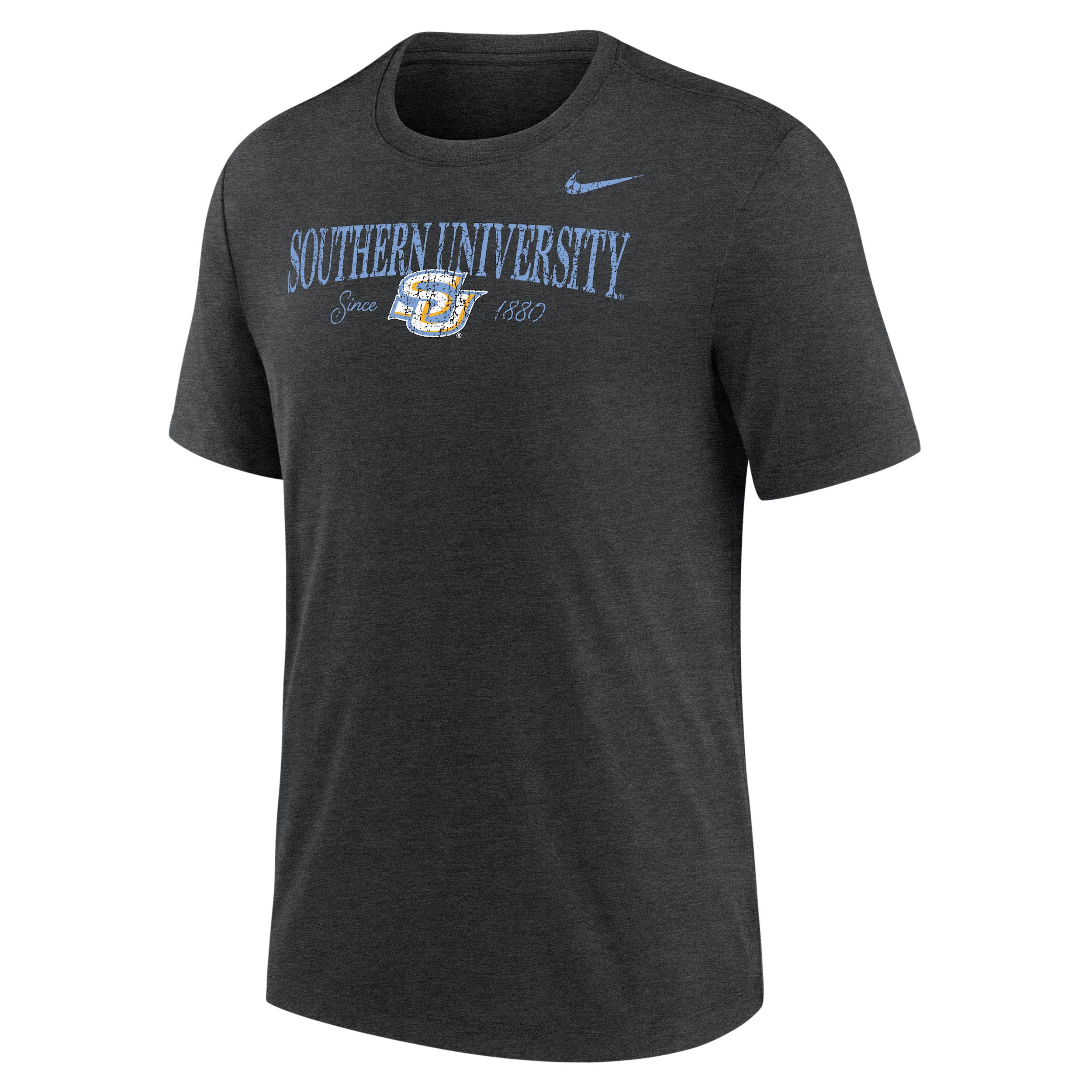 Nike Men's College (Southern University and A&M) Tri-Blend Short-Sleeve T-Shirt by NIKE