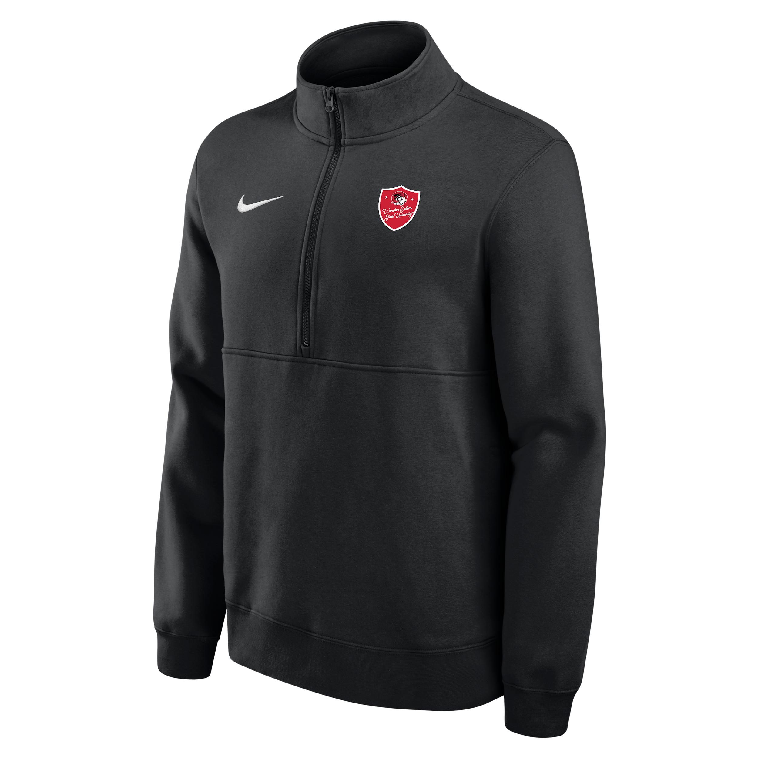 Nike Men's College (Winston-Salem State University Club Fleece 1/4-Zip Top by NIKE