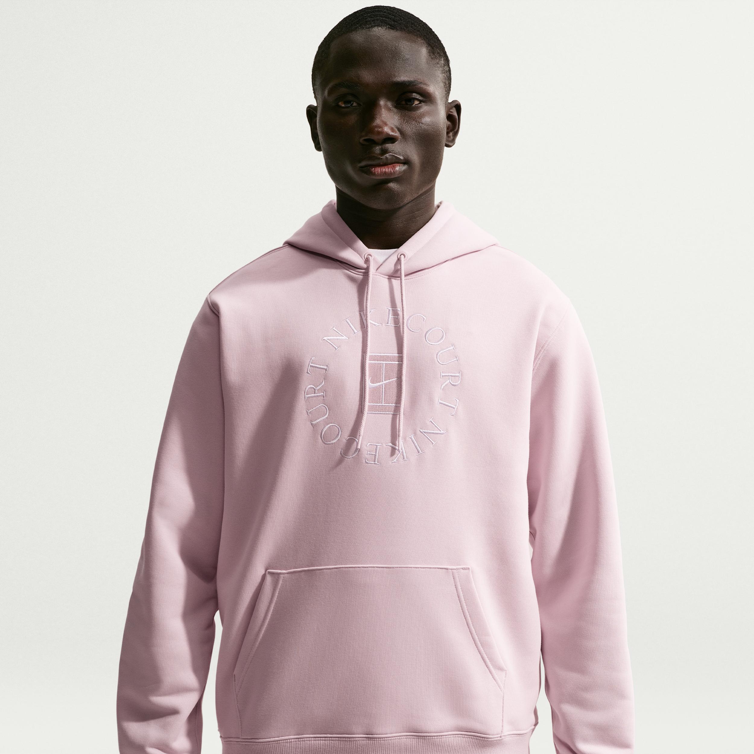 Nike Men's Court Heritage Dri-FIT French Terry Tennis Pullover Hoodie by NIKE
