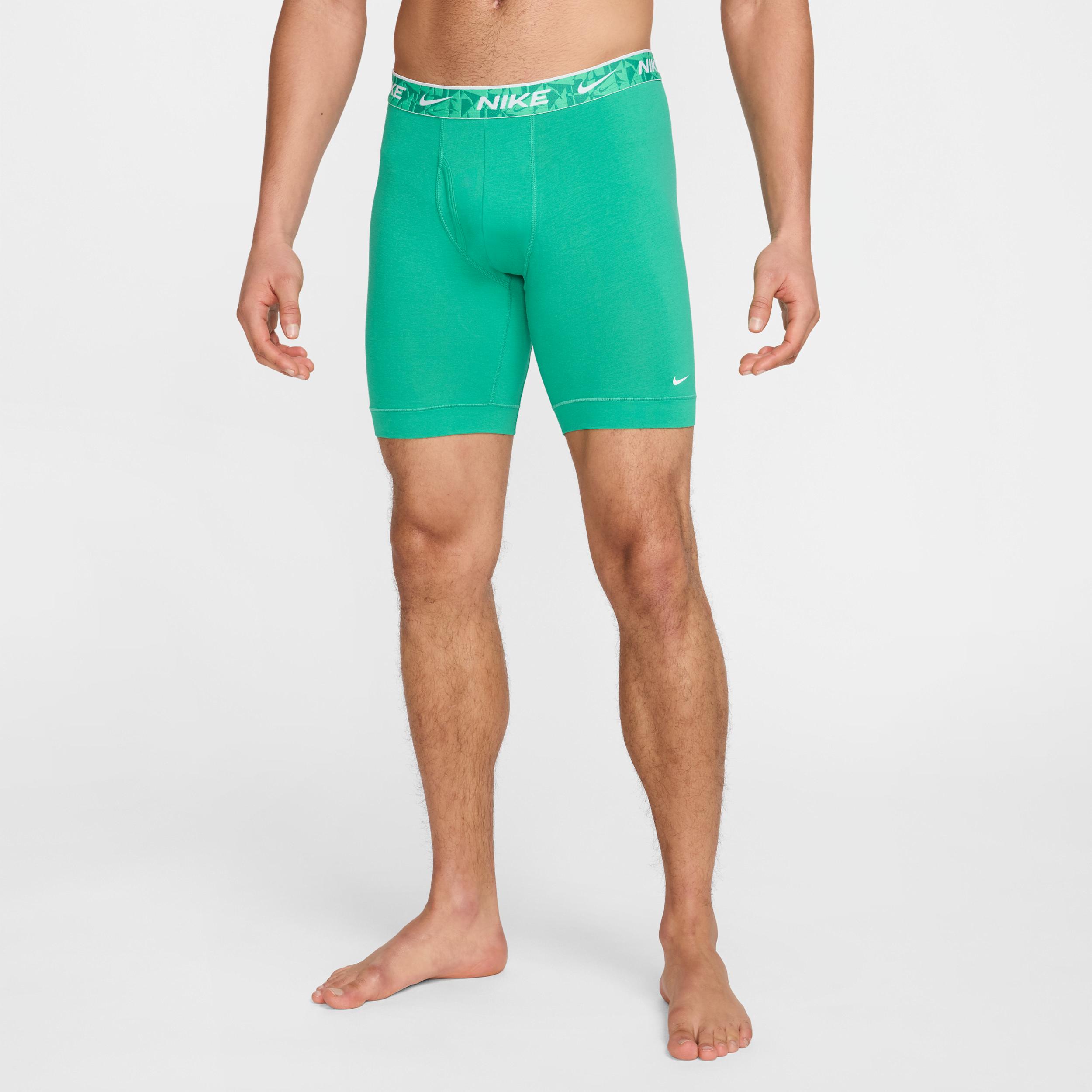 Nike Men's Dri-FIT Essential Cotton Stretch Long Boxer Briefs (3-Pack) by NIKE