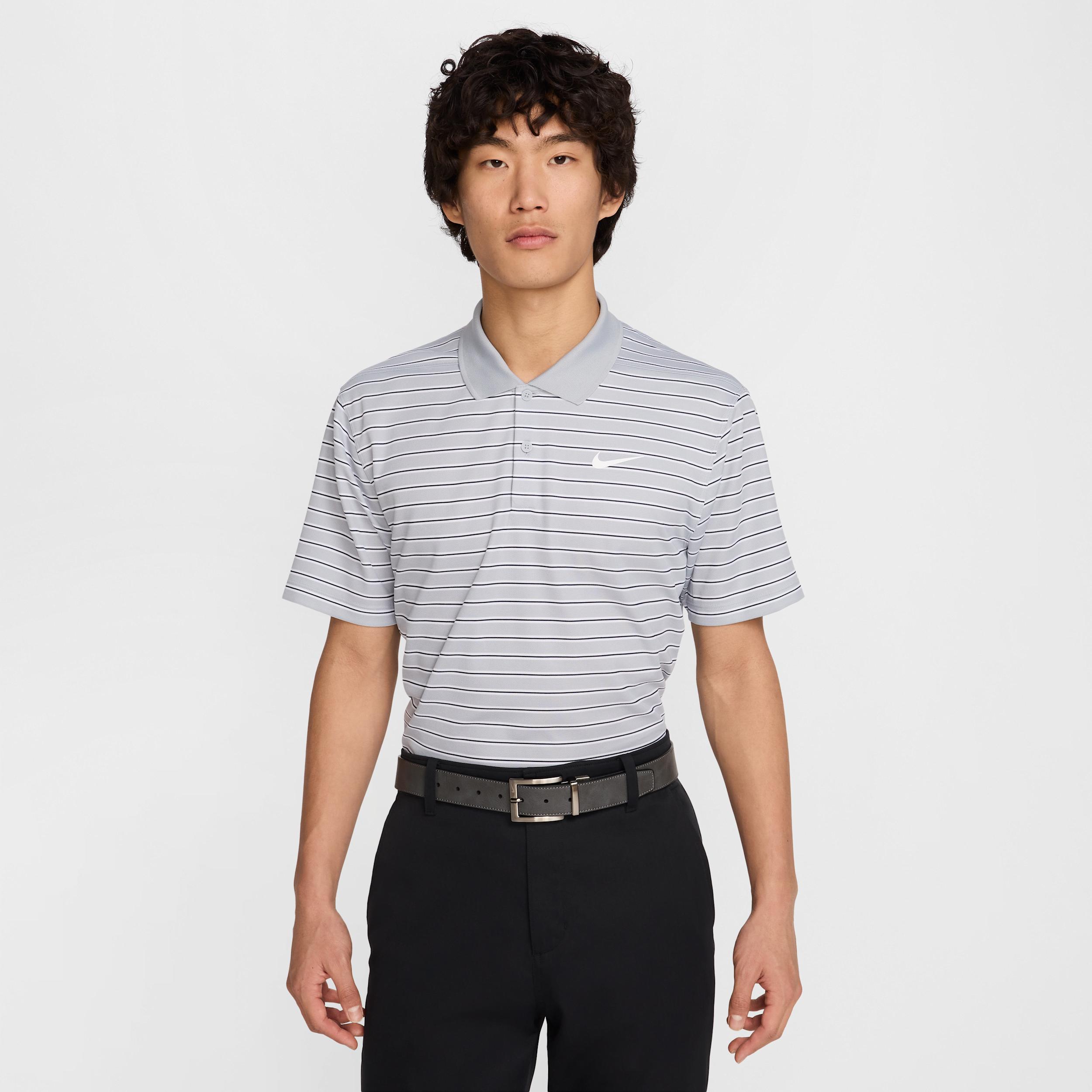 Nike Men's Dri-FIT Victory Striped Golf Polo by NIKE
