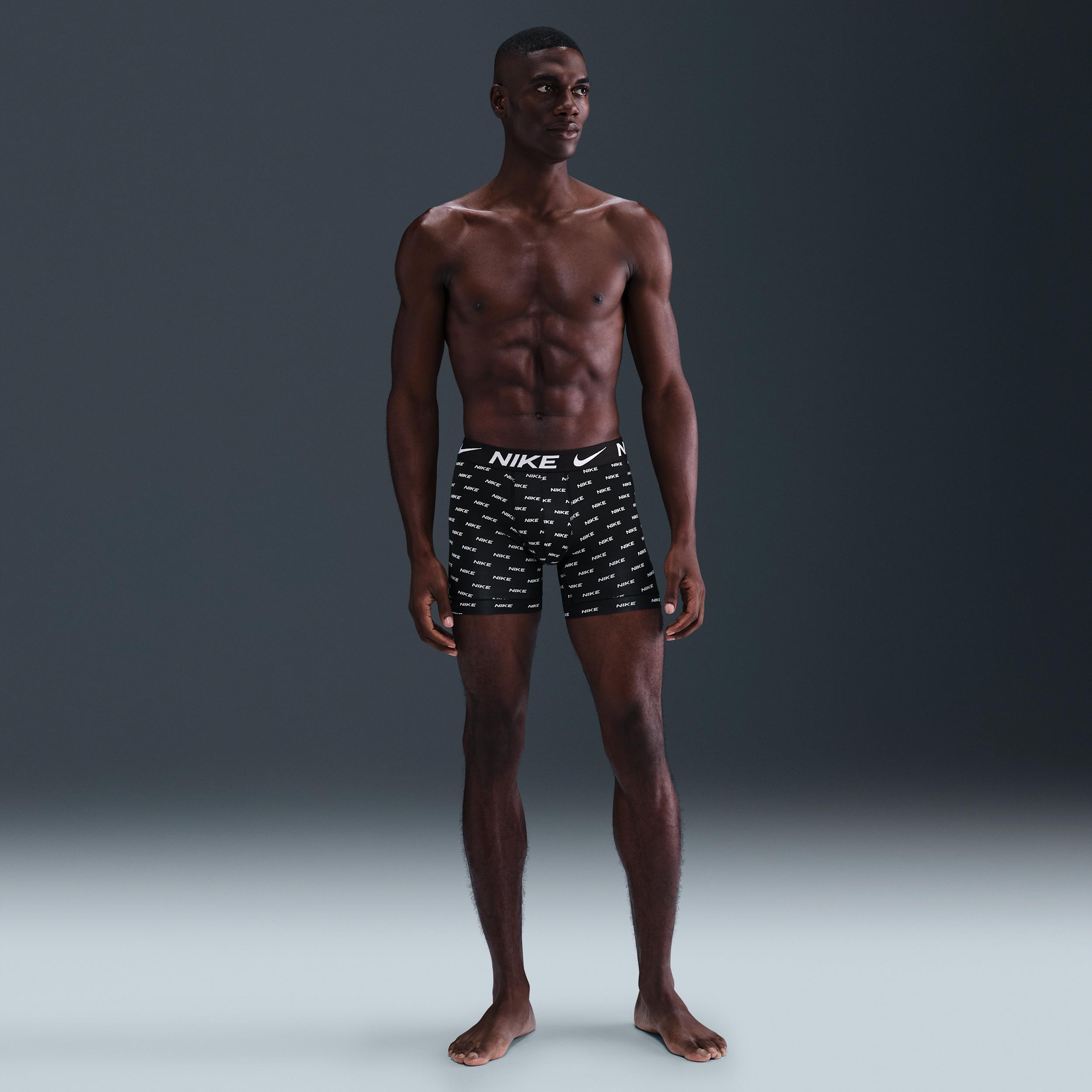 Nike Men's Essential Micro Dri-FIT Boxer Briefs (3-Pack) by NIKE