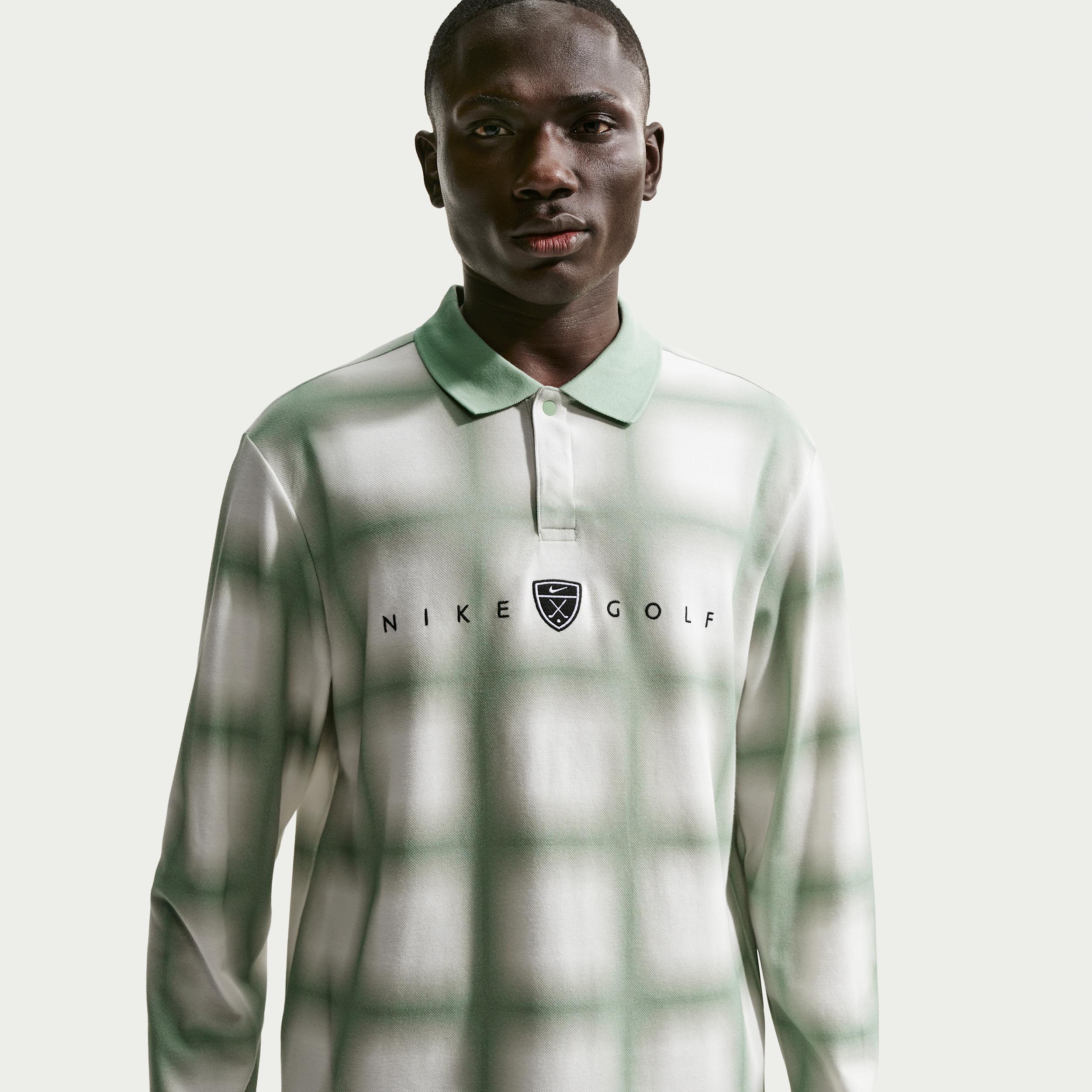 Nike Men's Fairway Fresh Dri-FIT Loose Long-Sleeve Golf Polo by NIKE