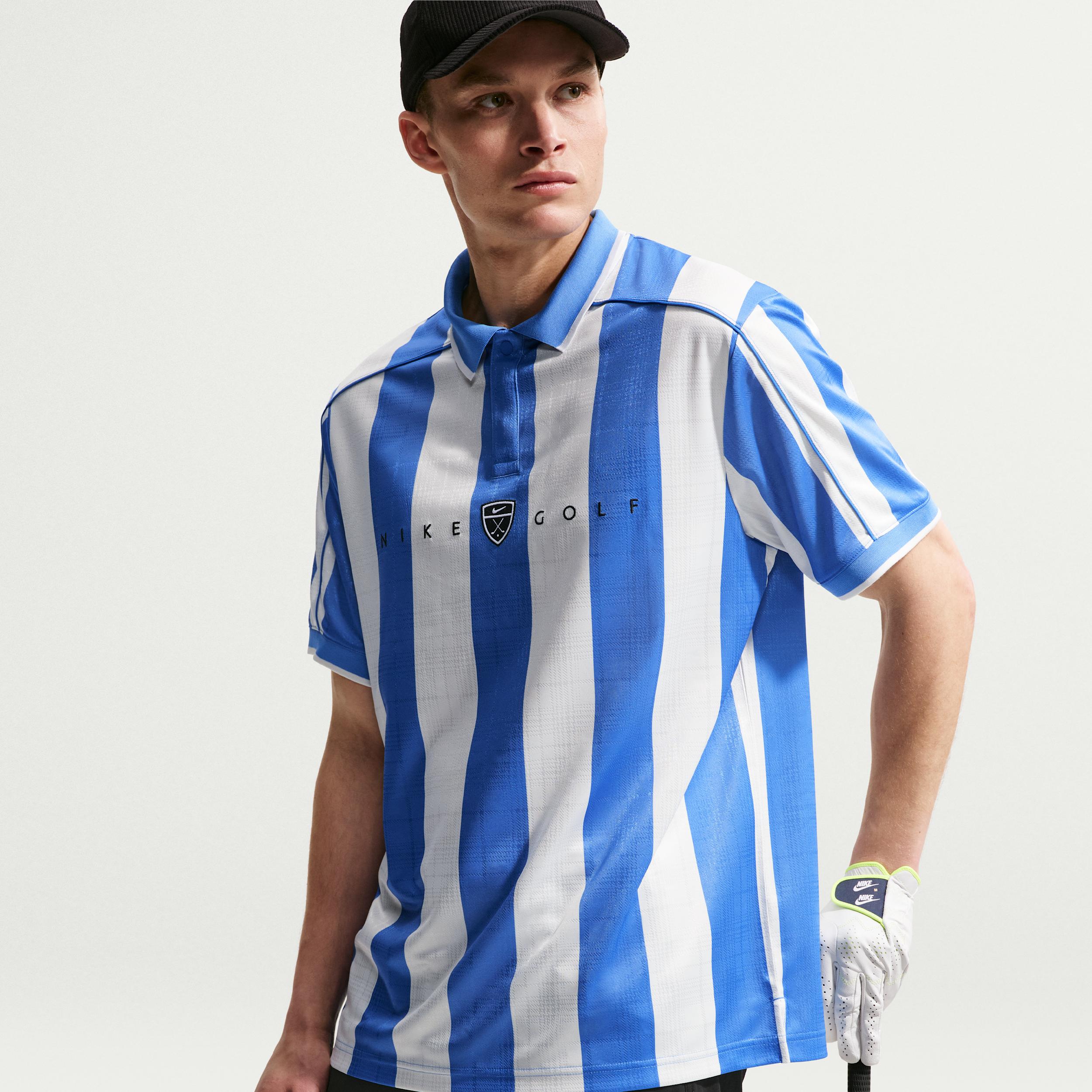 Nike Men's Fairway Fresh Dri-FIT Loose Short-Sleeve Golf Polo by NIKE