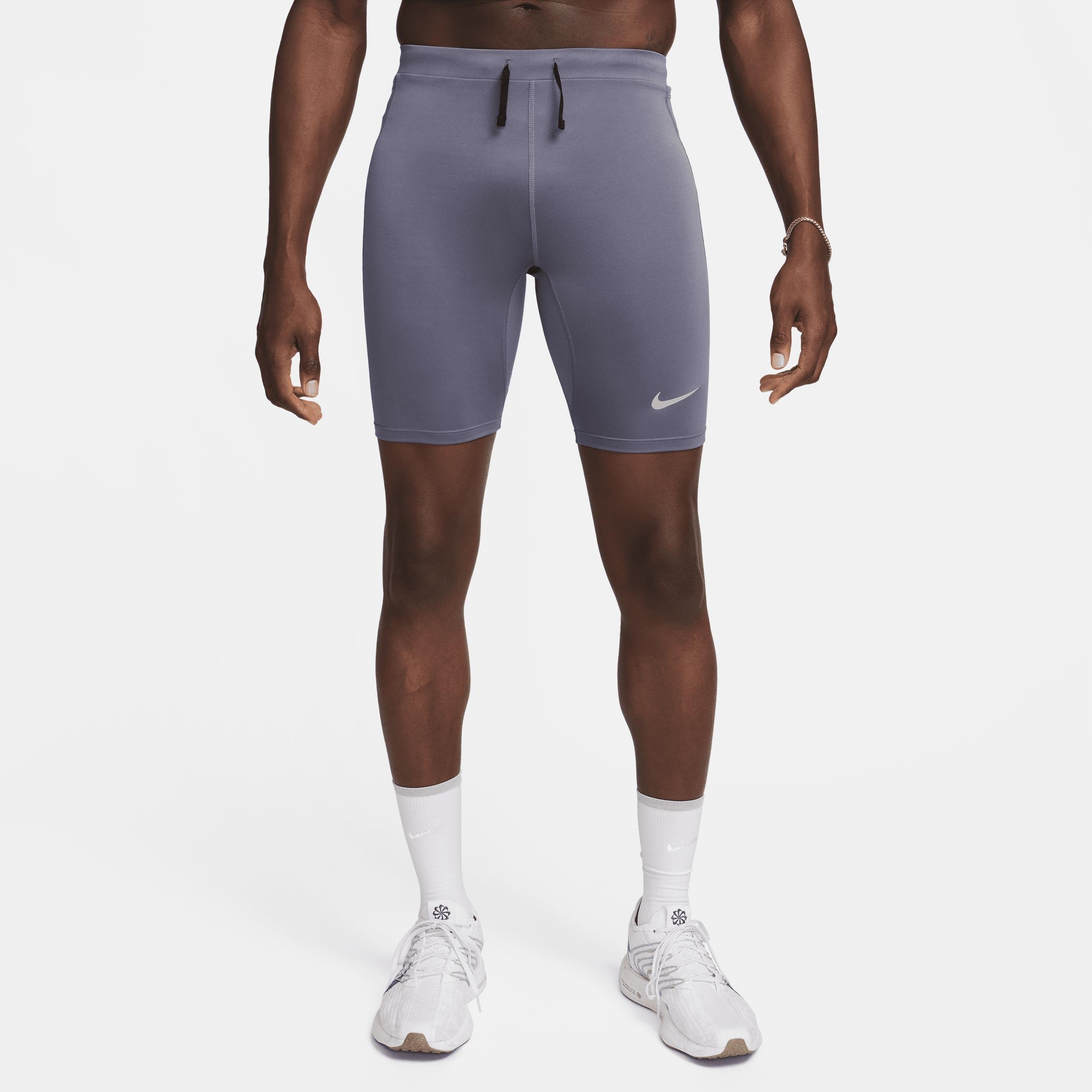 Nike Men's Fast Dri-FIT Brief-Lined Running 1/2-Length Tights by NIKE