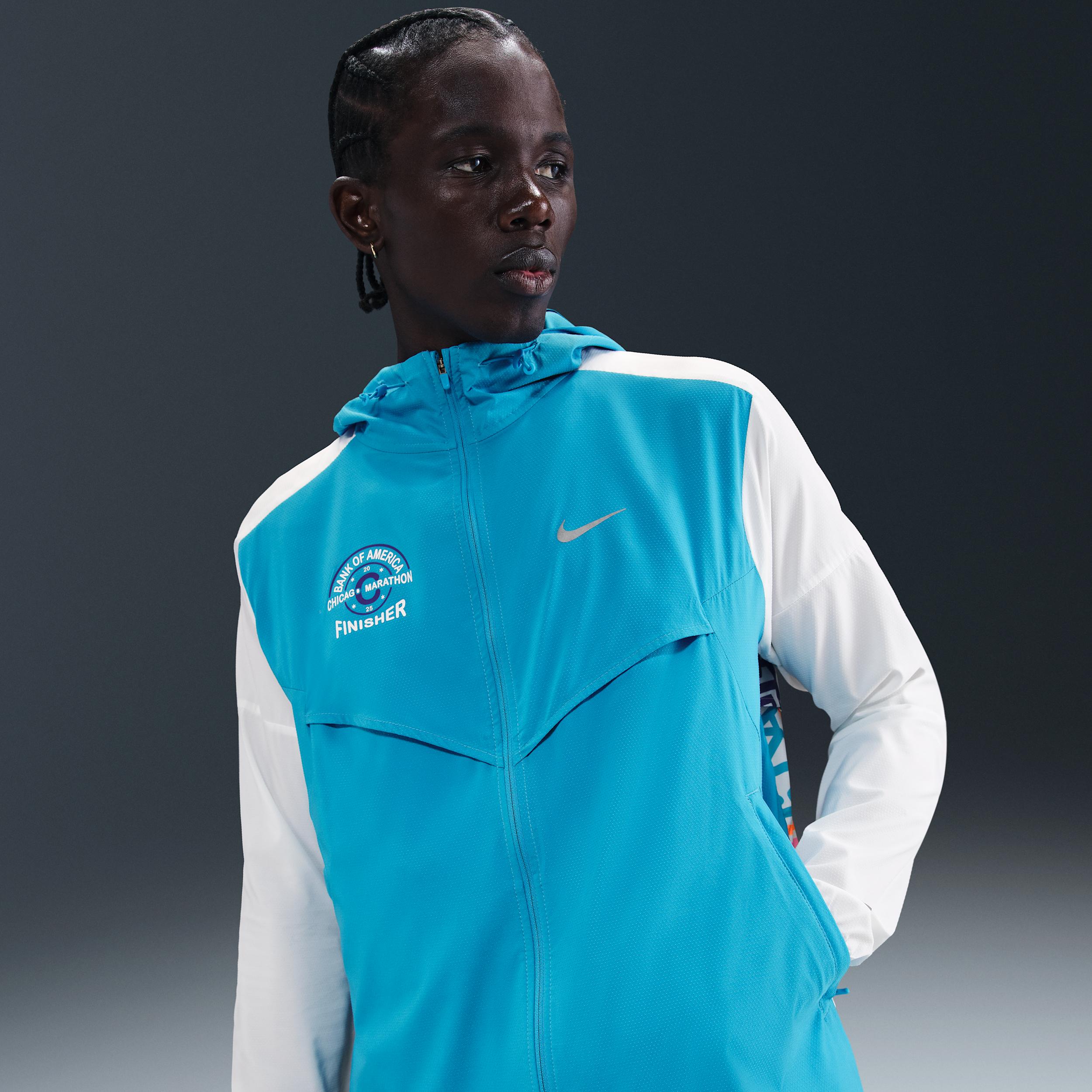 Nike Men's Impossibly Light Hooded Running Jacket by NIKE