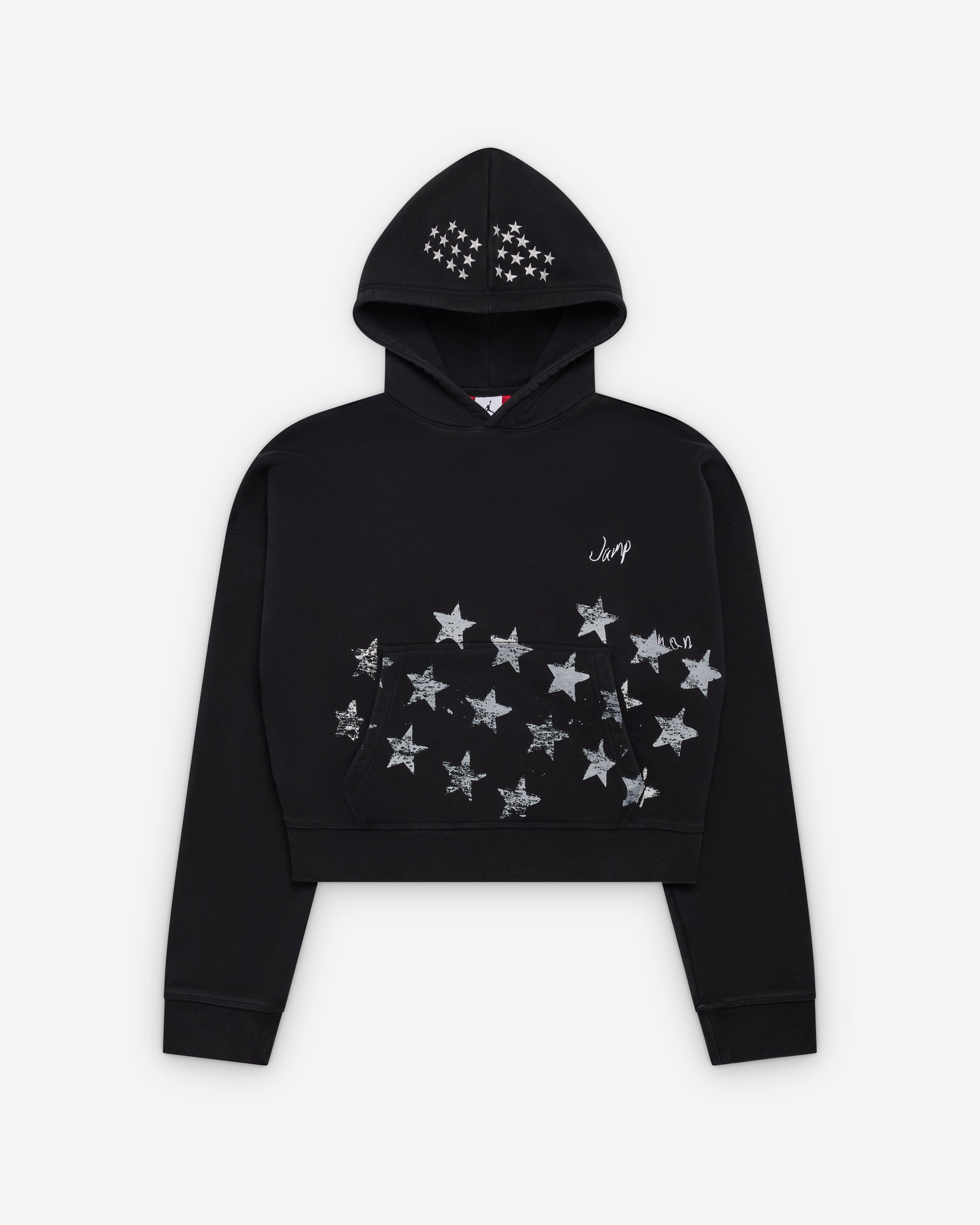 Nike - Men's Jordan Crop Star Hoodie - (Black) by NIKE