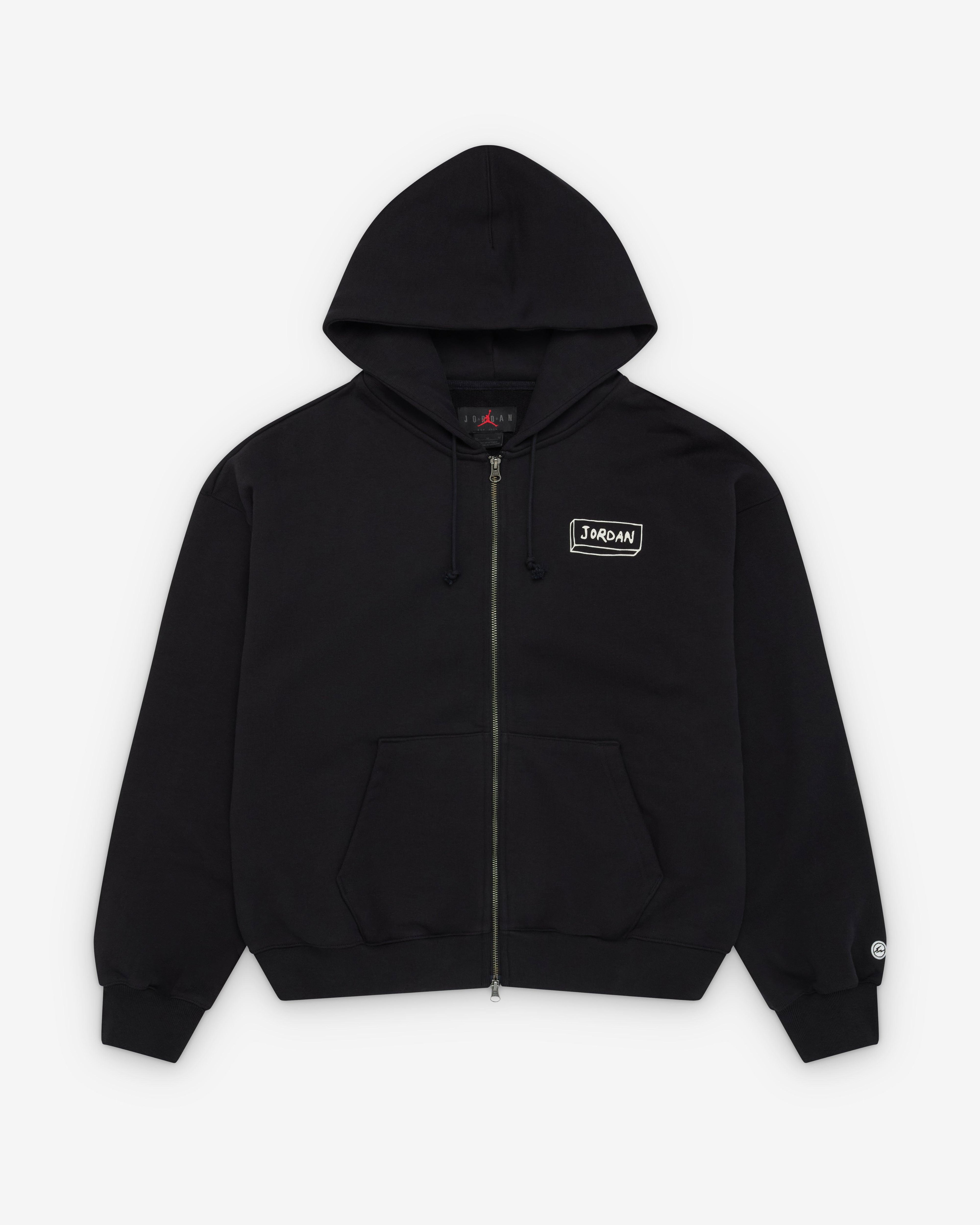 Nike - Men's Jordan Union Fragment FZ Hoodie - (Black) by NIKE