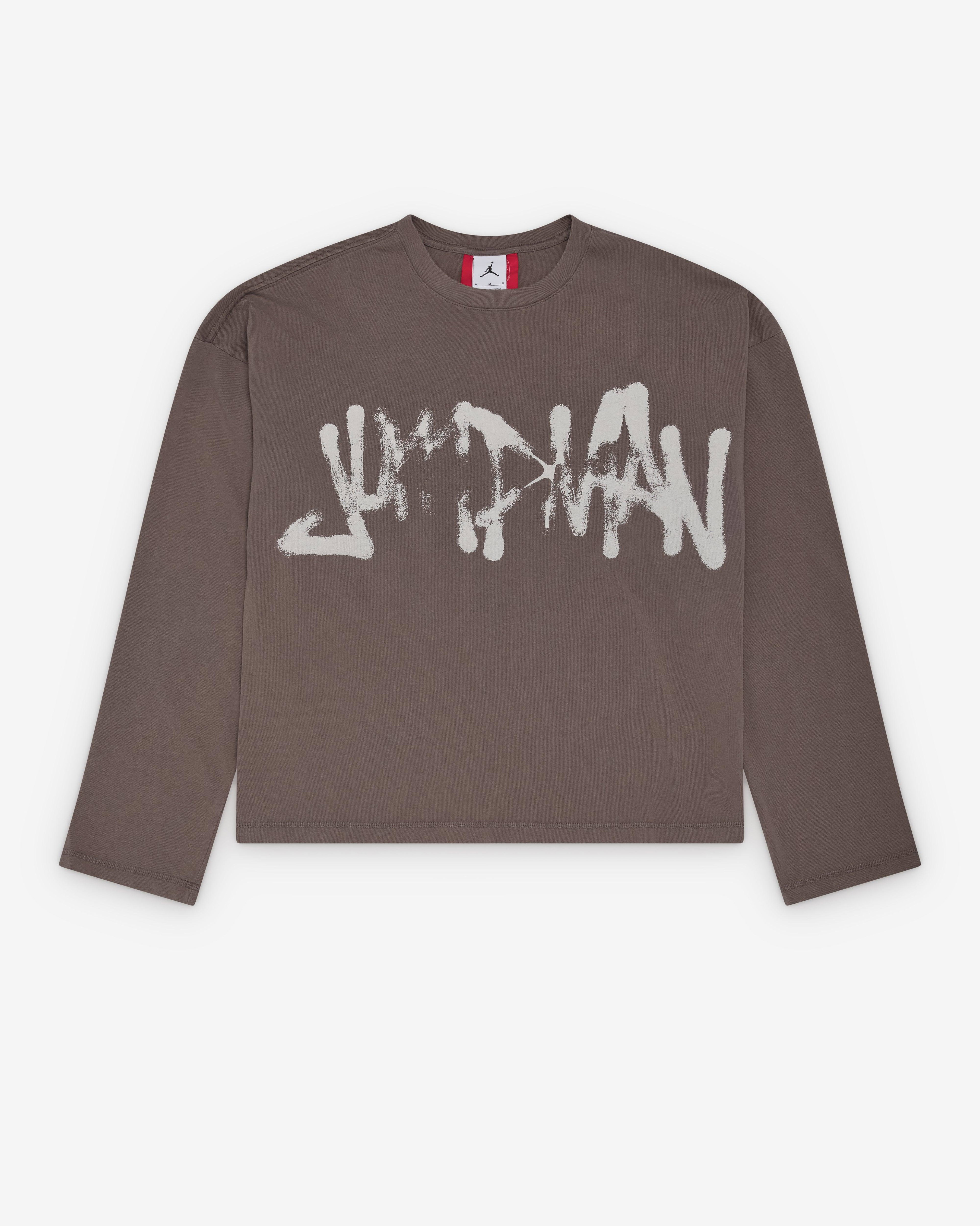 Nike - Men's Jumpman Ls T-Shirt - (Cave Stone) by NIKE