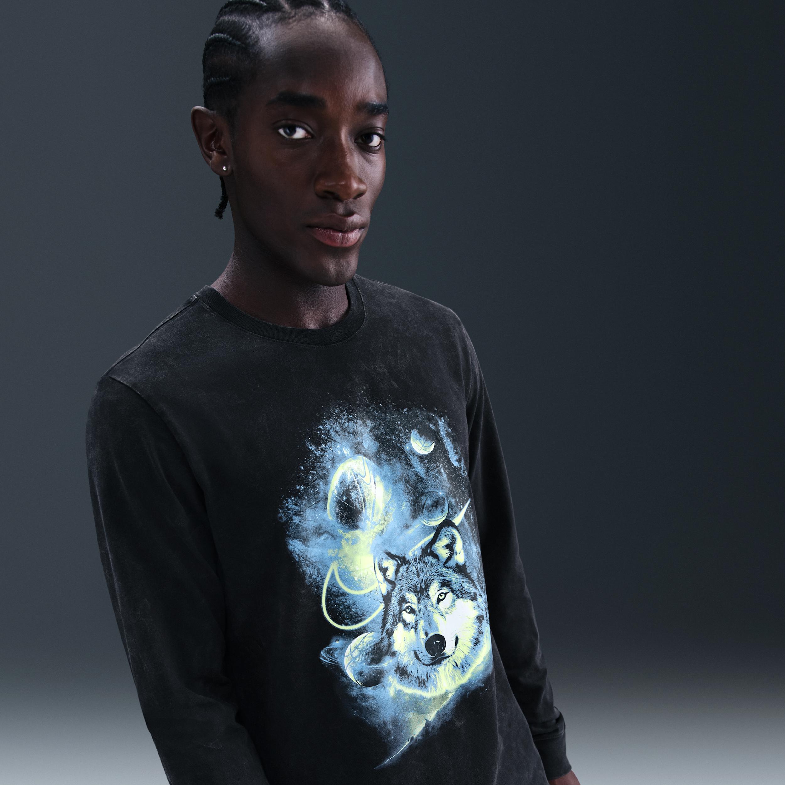 Nike Men's Long-Sleeve Basketball T-Shirt by NIKE