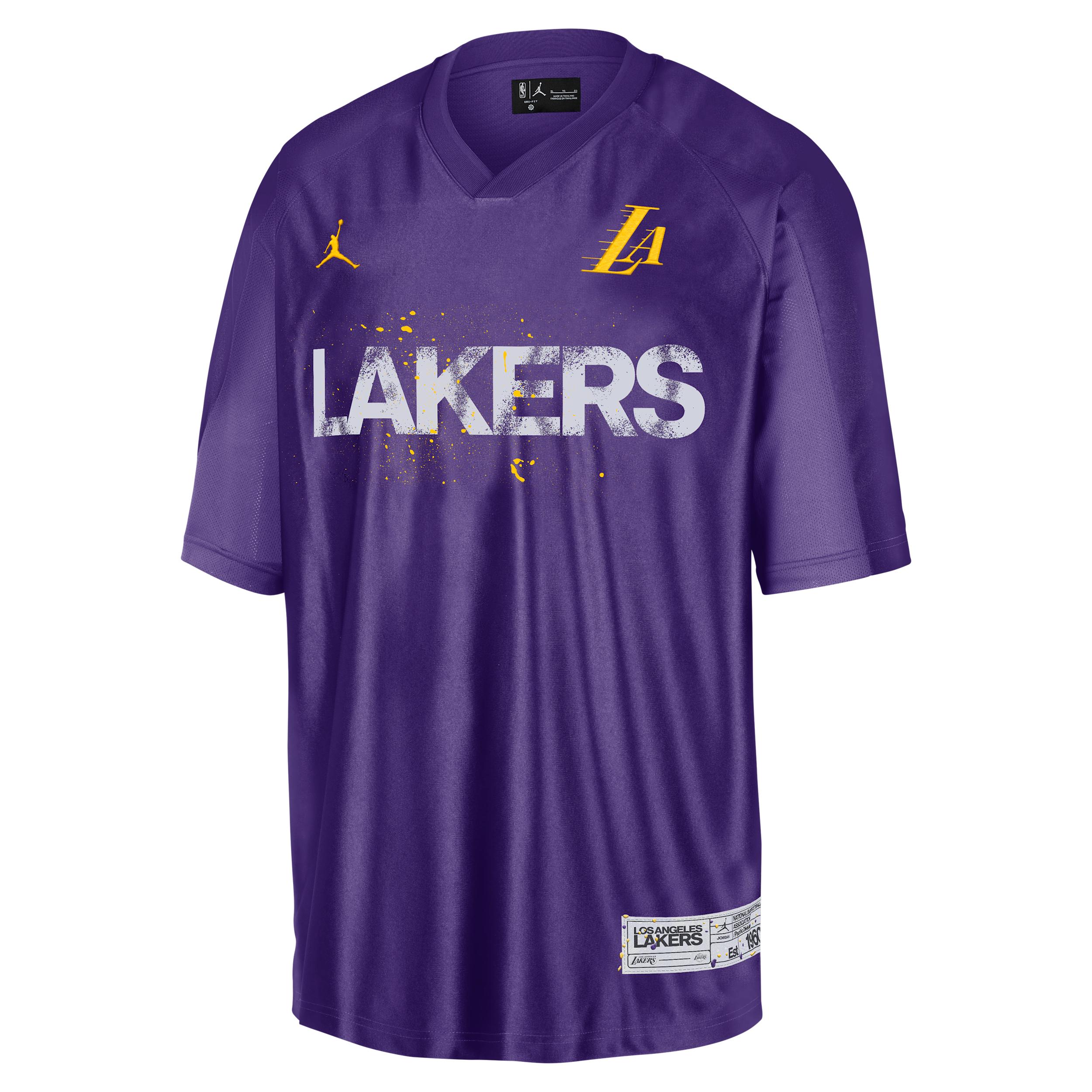 Nike Men's Los Angeles Lakers Jordan Dri-FIT MVP T-Shirt by NIKE