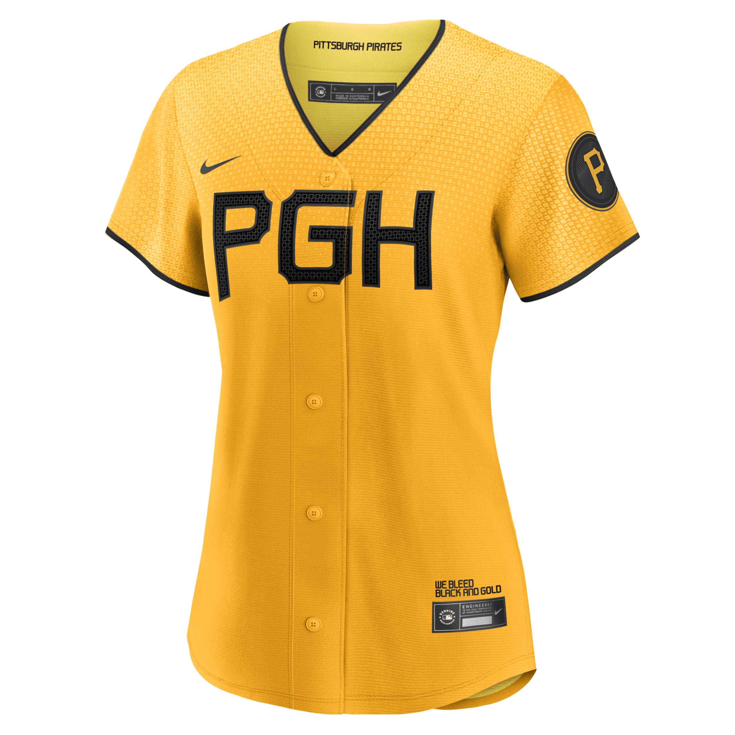 Nike Men's MLB Pittsburgh Pirates City Connect (Bryan Reynolds) Replica Baseball Jersey by NIKE