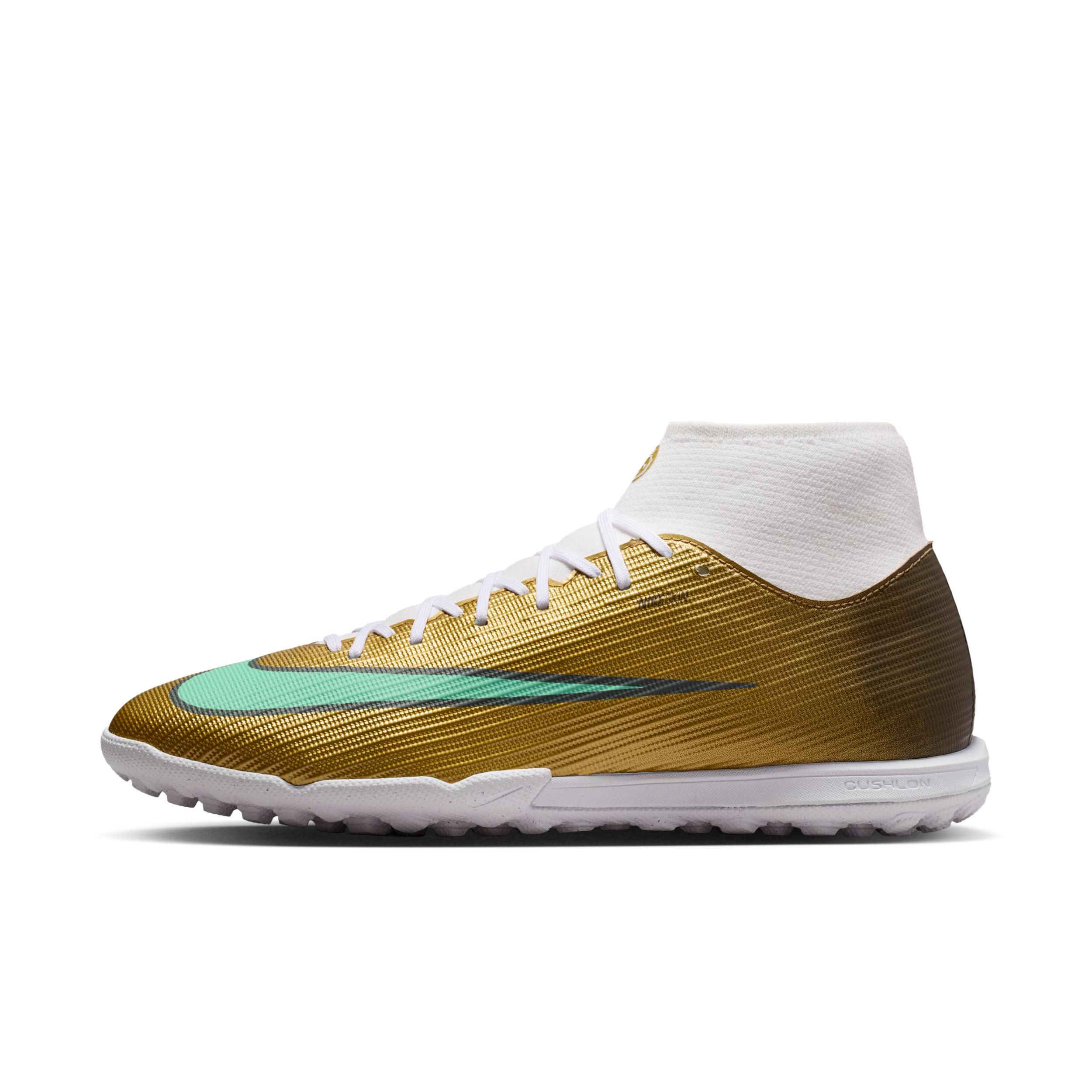 Nike Men's Mercurial Superfly 11 Academy "Kylian MbappÃ©" Turf High-Top Soccer Shoes by NIKE