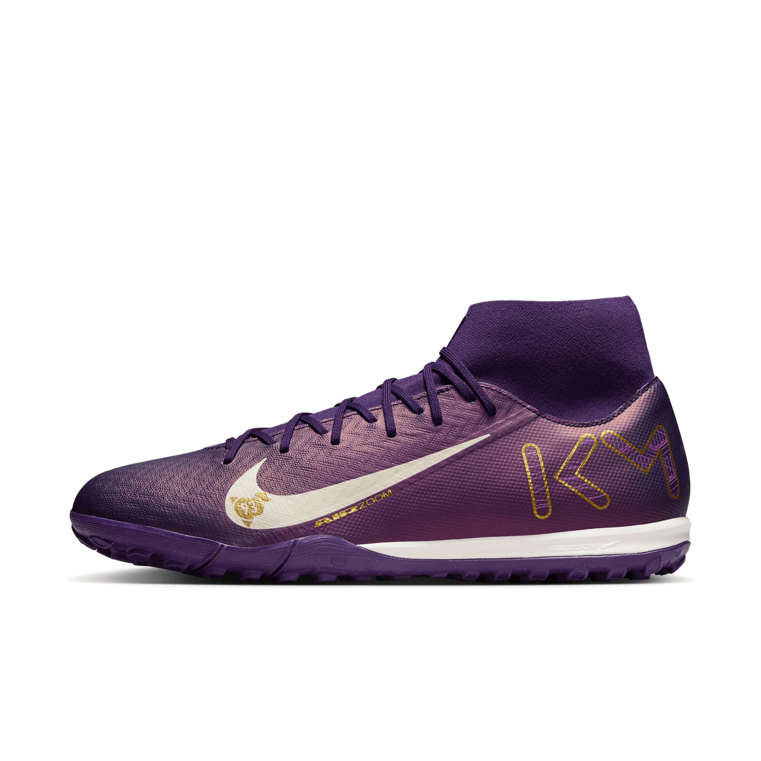 Nike Men's Mercurial Superfly  Academy "Kylian MbappÃ©" TF High-Top Soccer Shoes by NIKE