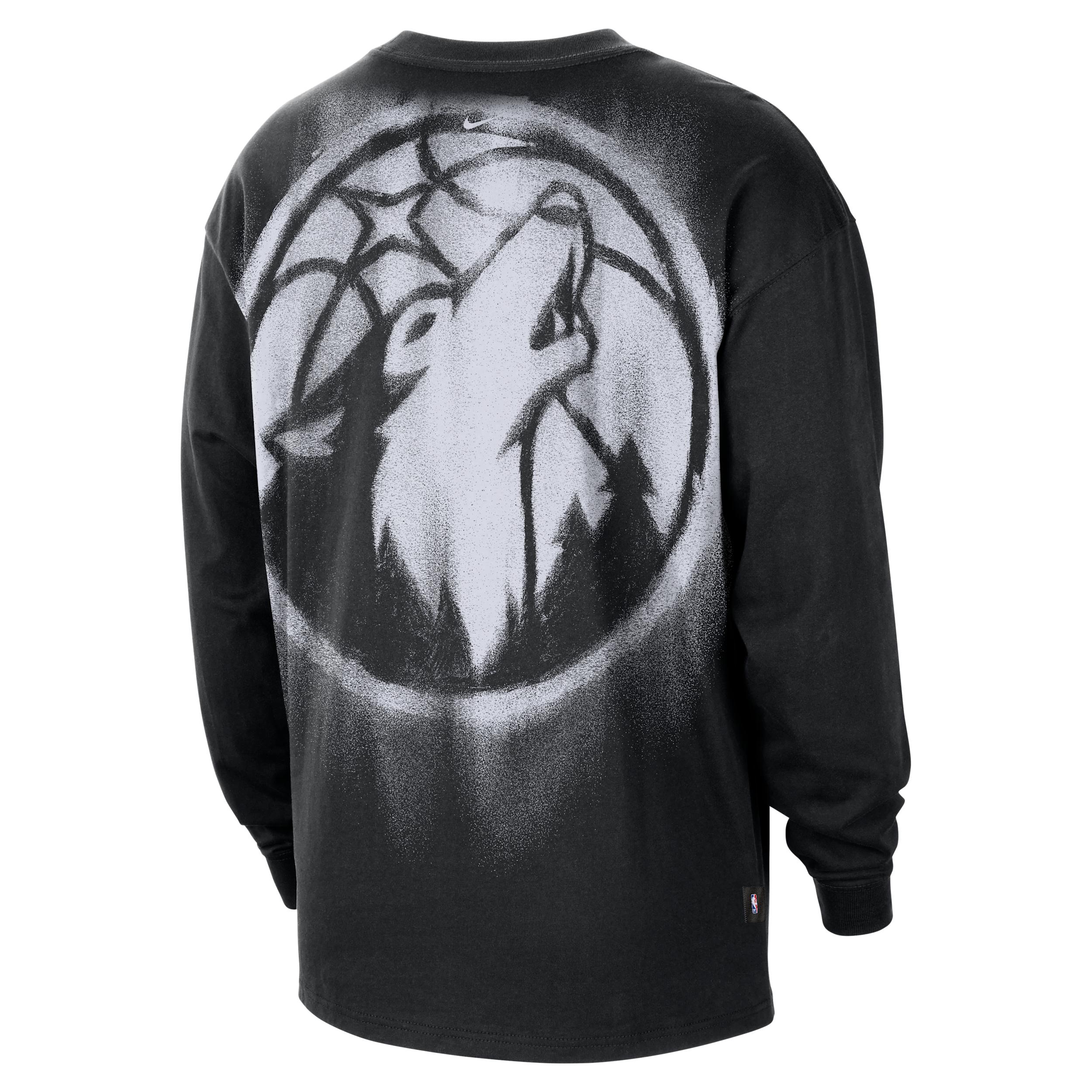 Nike Men's Minnesota Timberwolves Standard Issue Basketball Long-Sleeve Top by NIKE