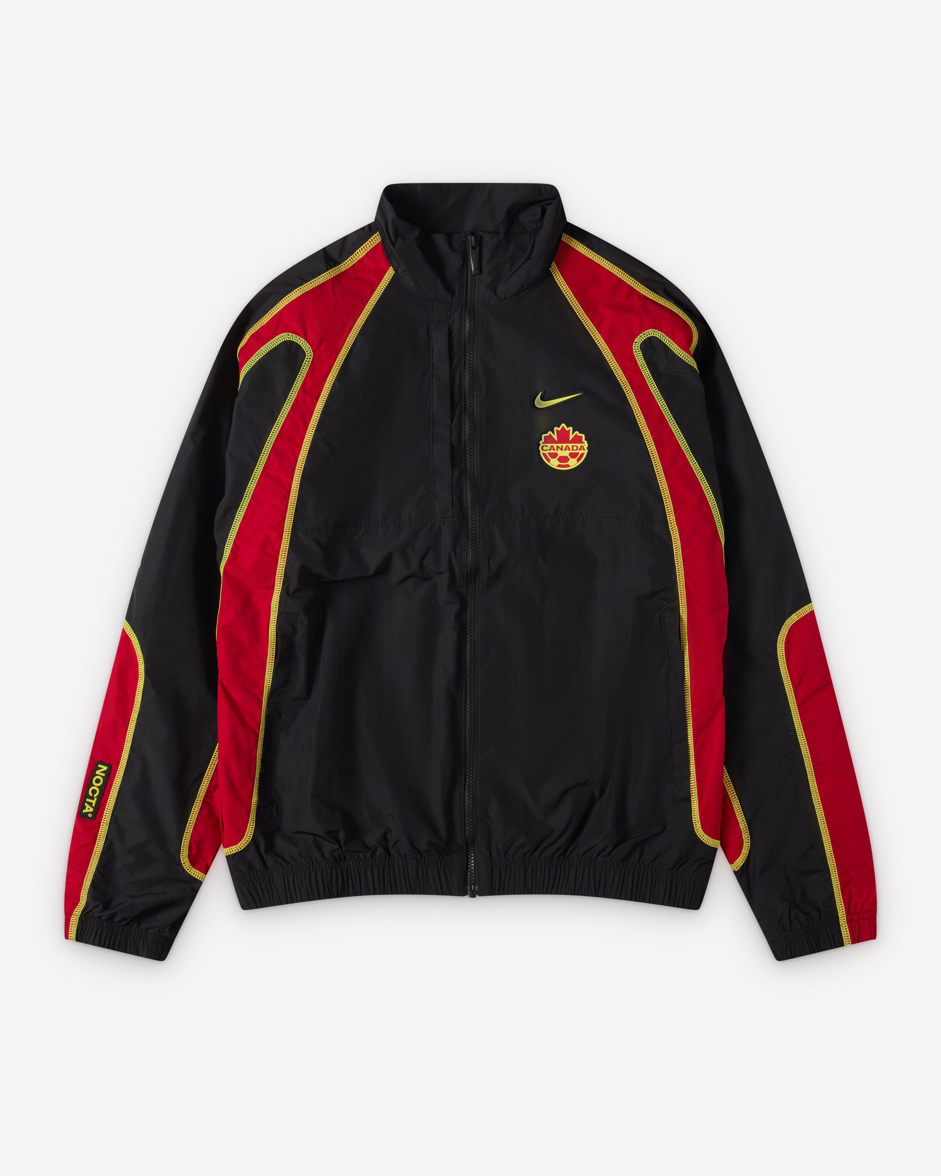 Nike - Men's Nocta X Canada Track Jacket - (Black/Gym Red) by NIKE