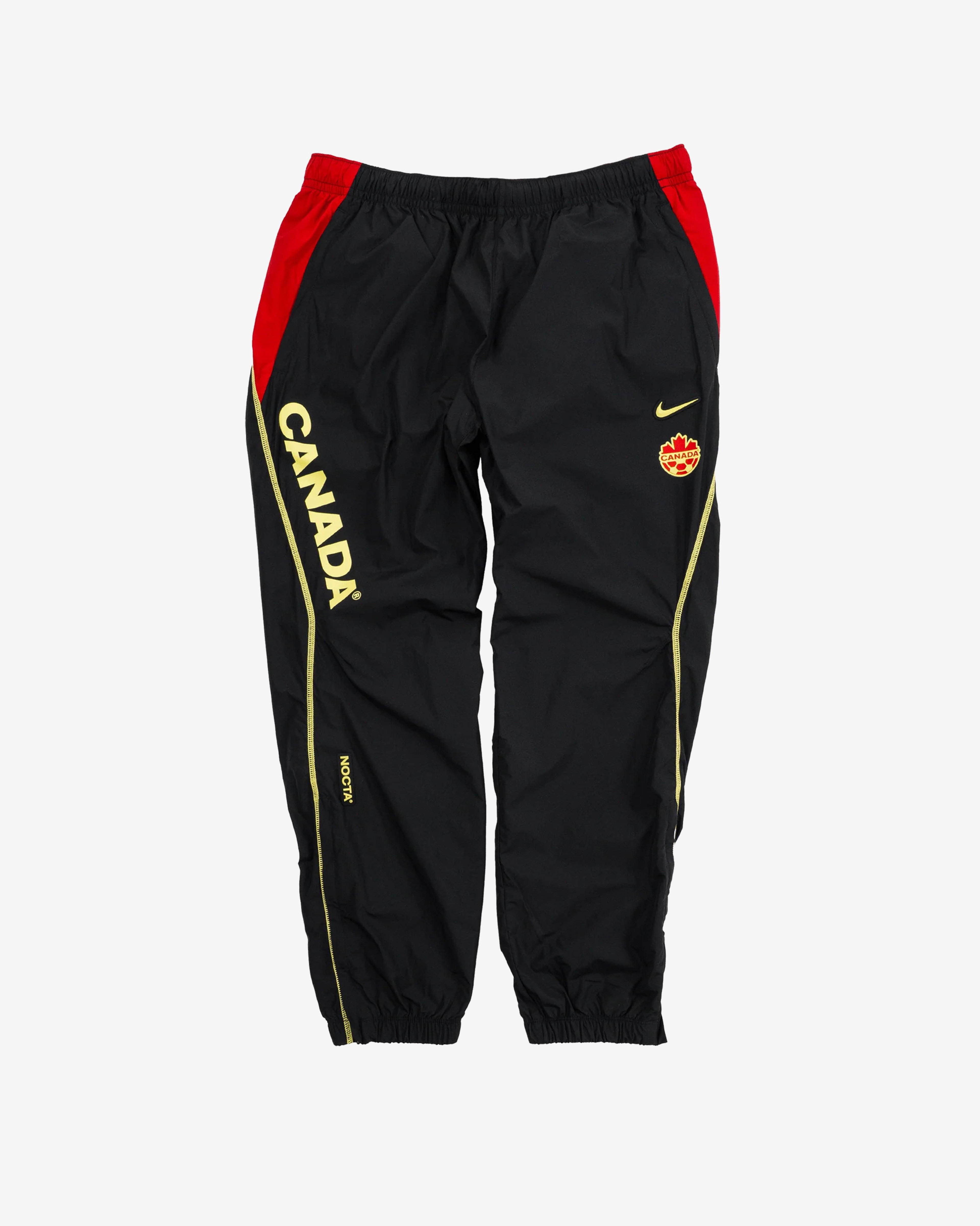 Nike - Men's Nocta X Canada Woven Track Pants - (Black/Gym Red) by NIKE