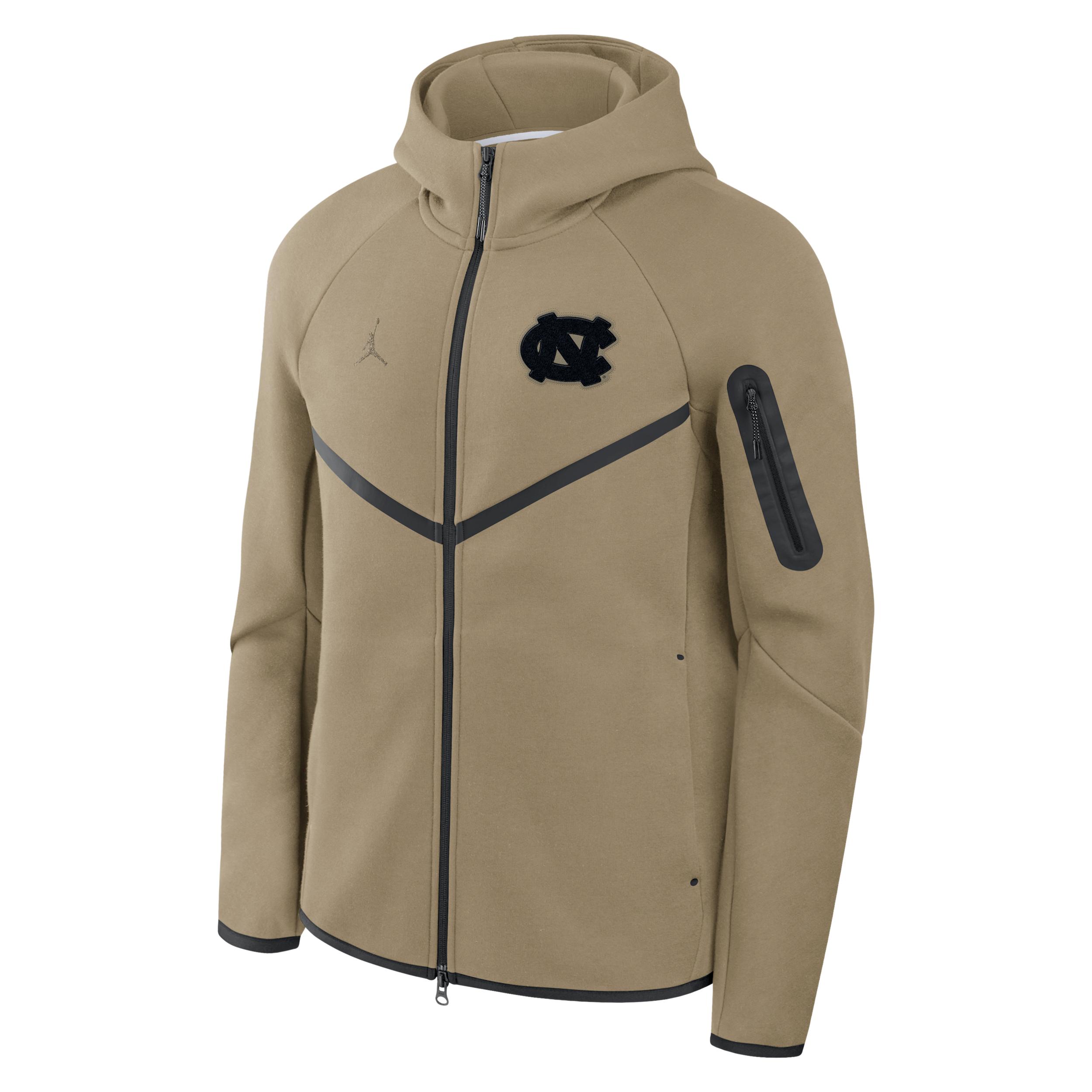 Nike Men's North Carolina Tech Fleece Windrunner Jordan Brand College Full-Zip Hooded Jacket by NIKE
