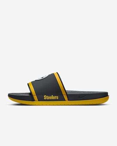 Nike Men's Offcourt (NFL Pittsburgh Steelers) Slides by NIKE