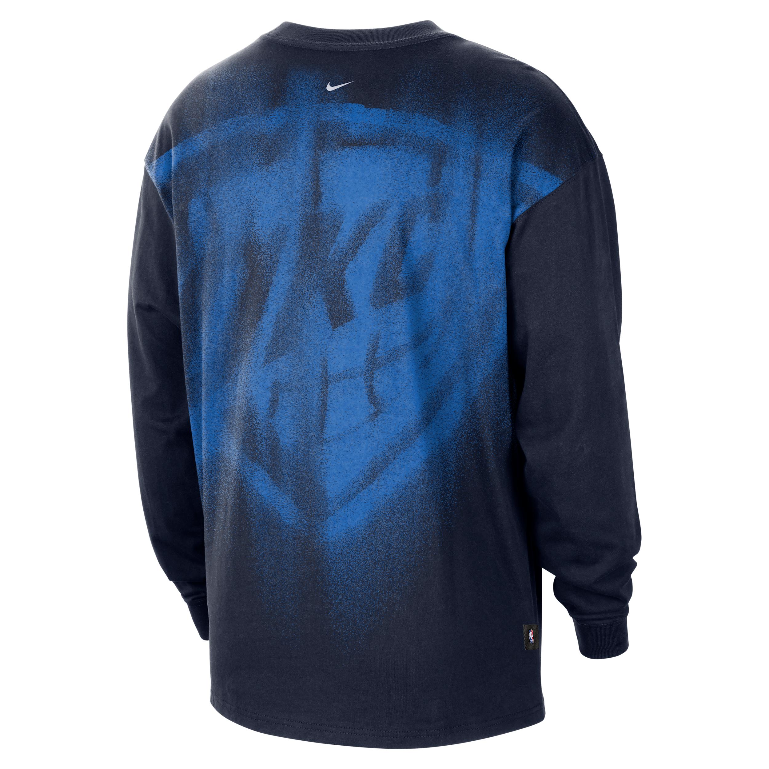 Nike Men's Oklahoma City Thunder Standard Issue Basketball Long-Sleeve Top by NIKE