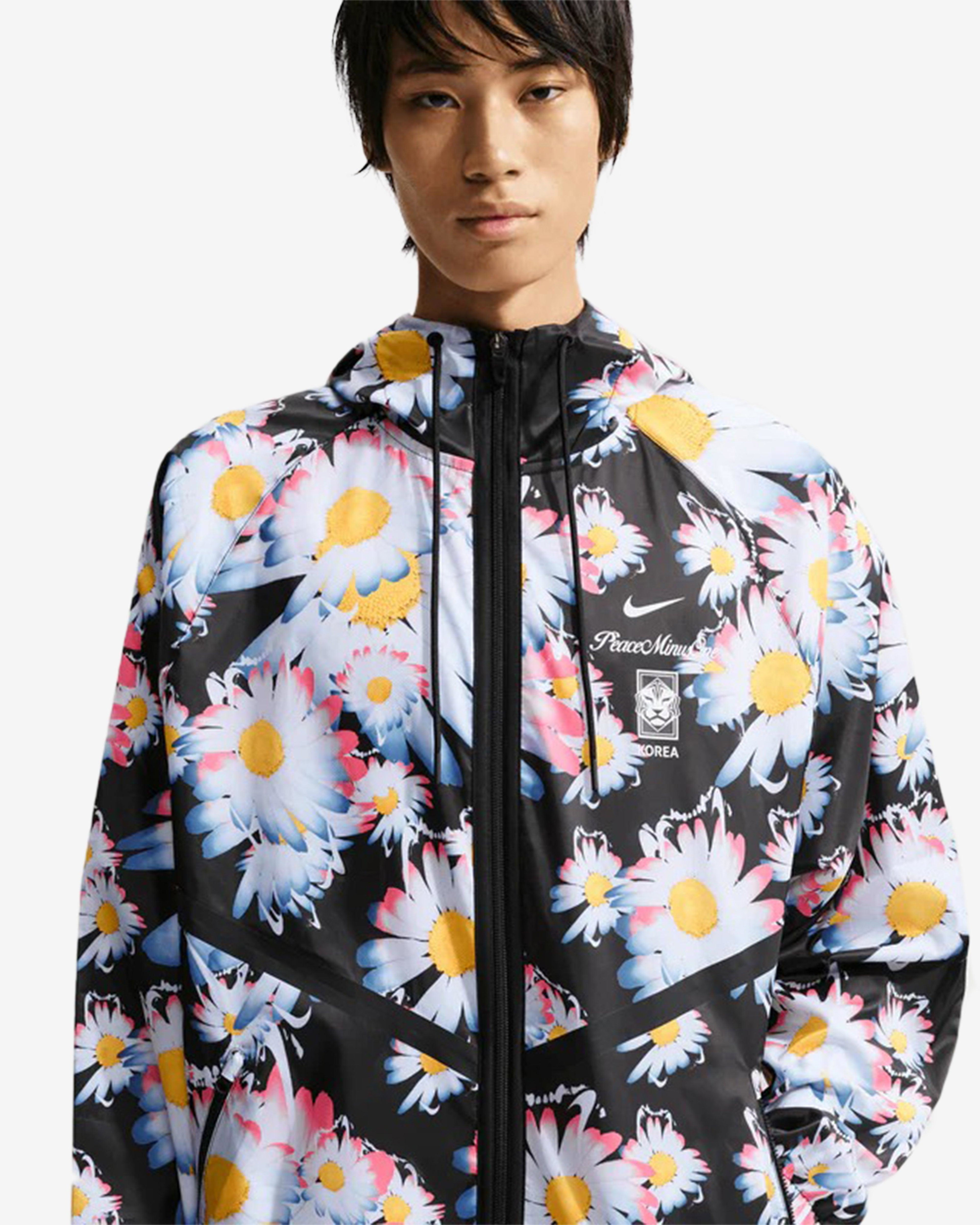 Nike - Men's PEACEMINUSONE X Korea Anthem Jacket - (Black/White) by NIKE